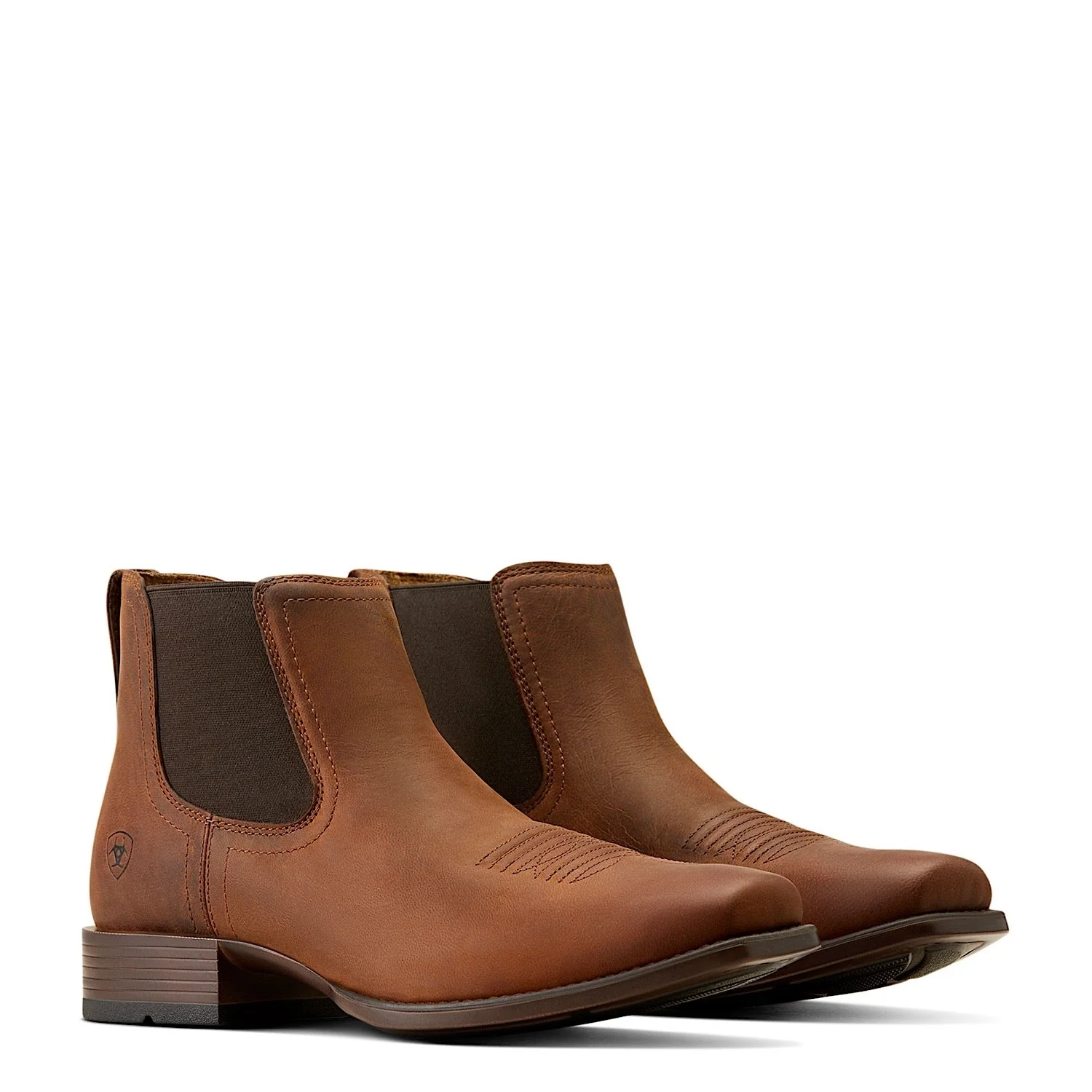 Ariat Men's Booker Ultra Square Toe Boot - Rough Tan - Image 2
