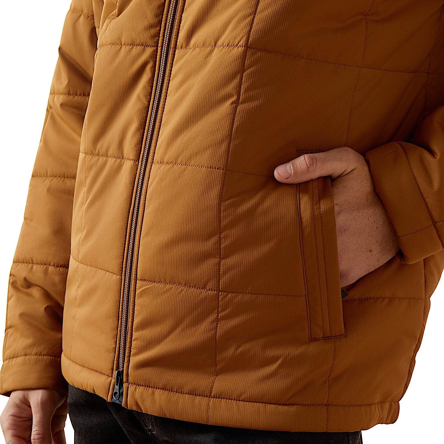 Ariat Men's Cruis Insulated Jacket - Blue Nights/Almond - Image 5