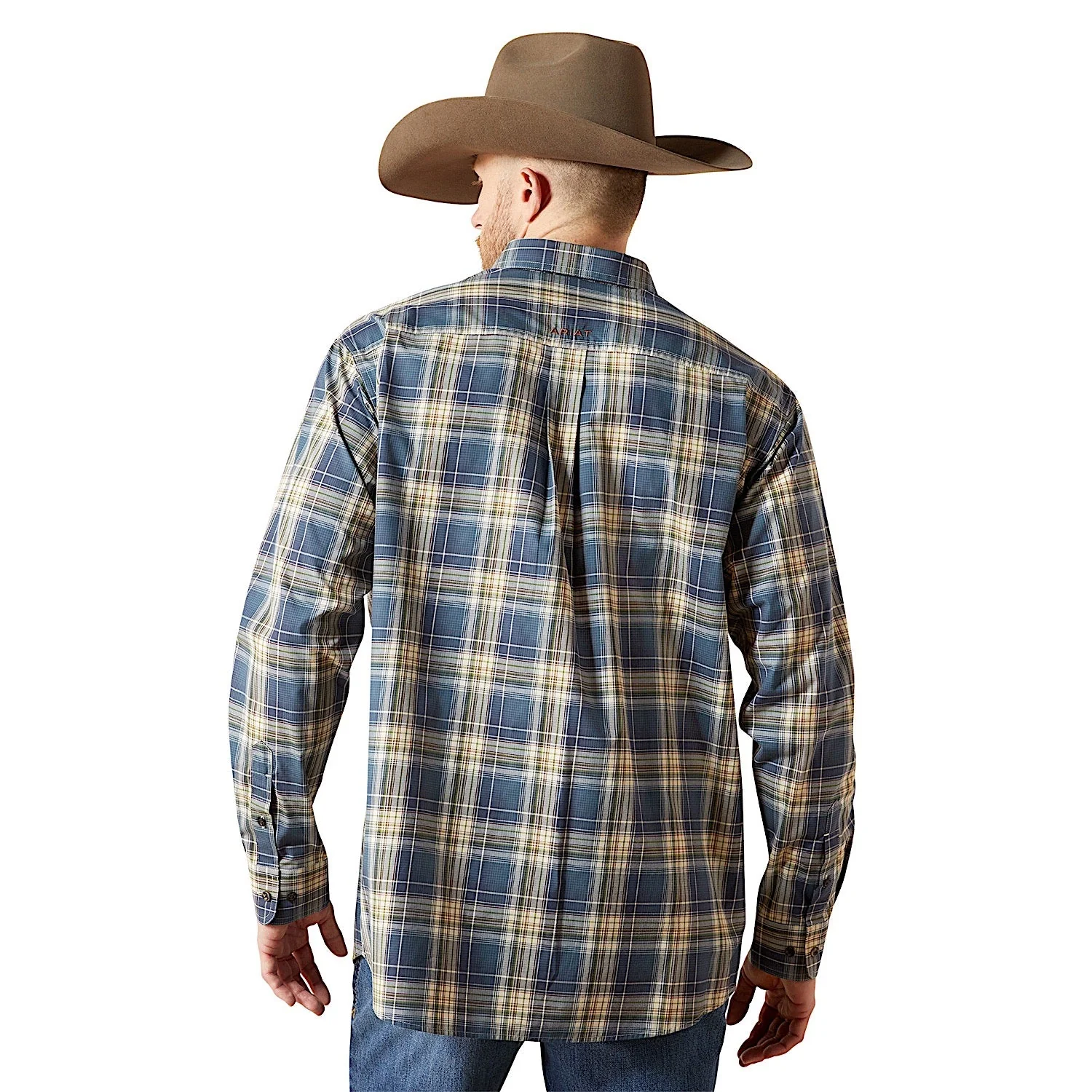 Ariat Men's Pro Series Welch Classic Fit Shirt - Dark Blue - Image 2