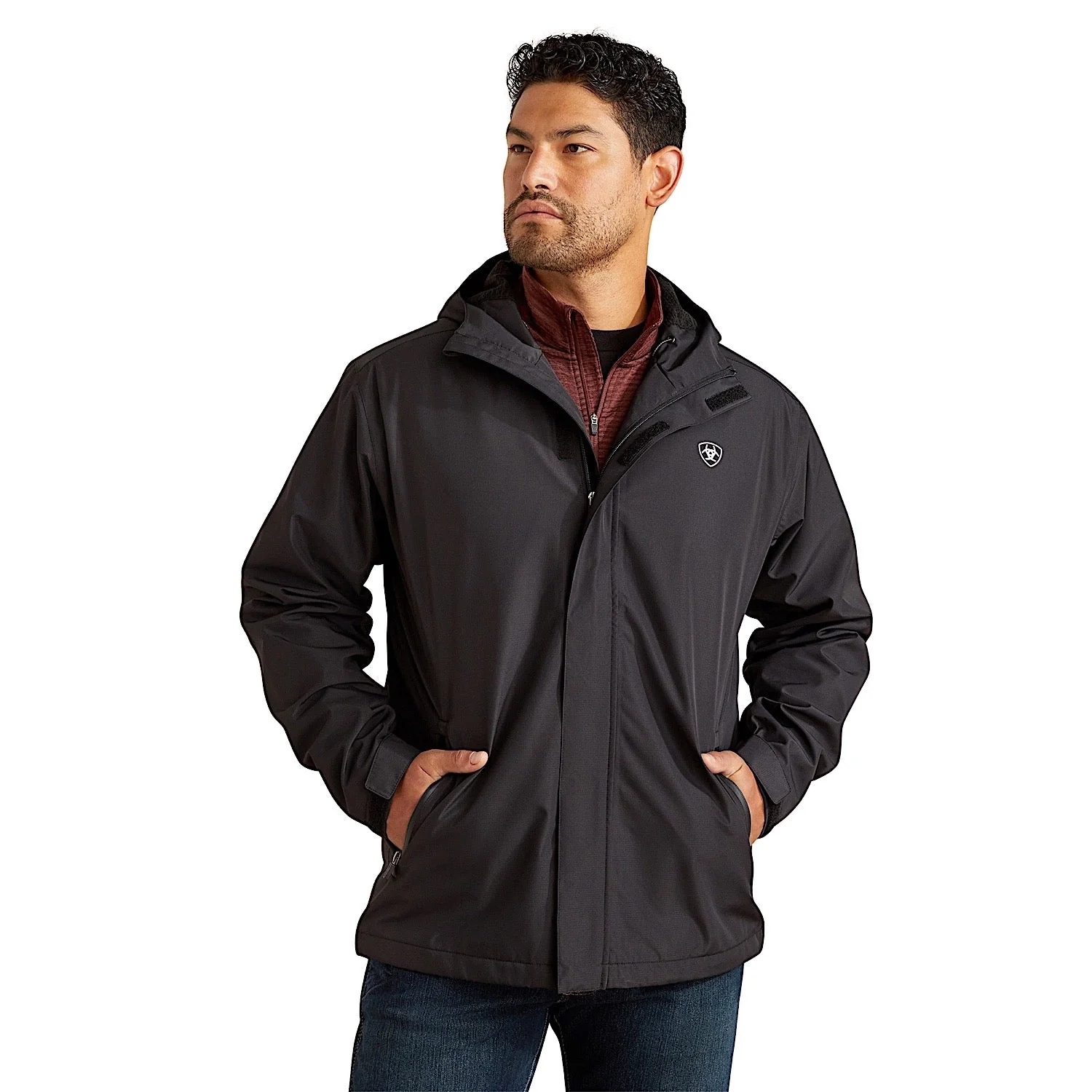 Ariat Men's Rebar Stormshell H20 Jacket - Black