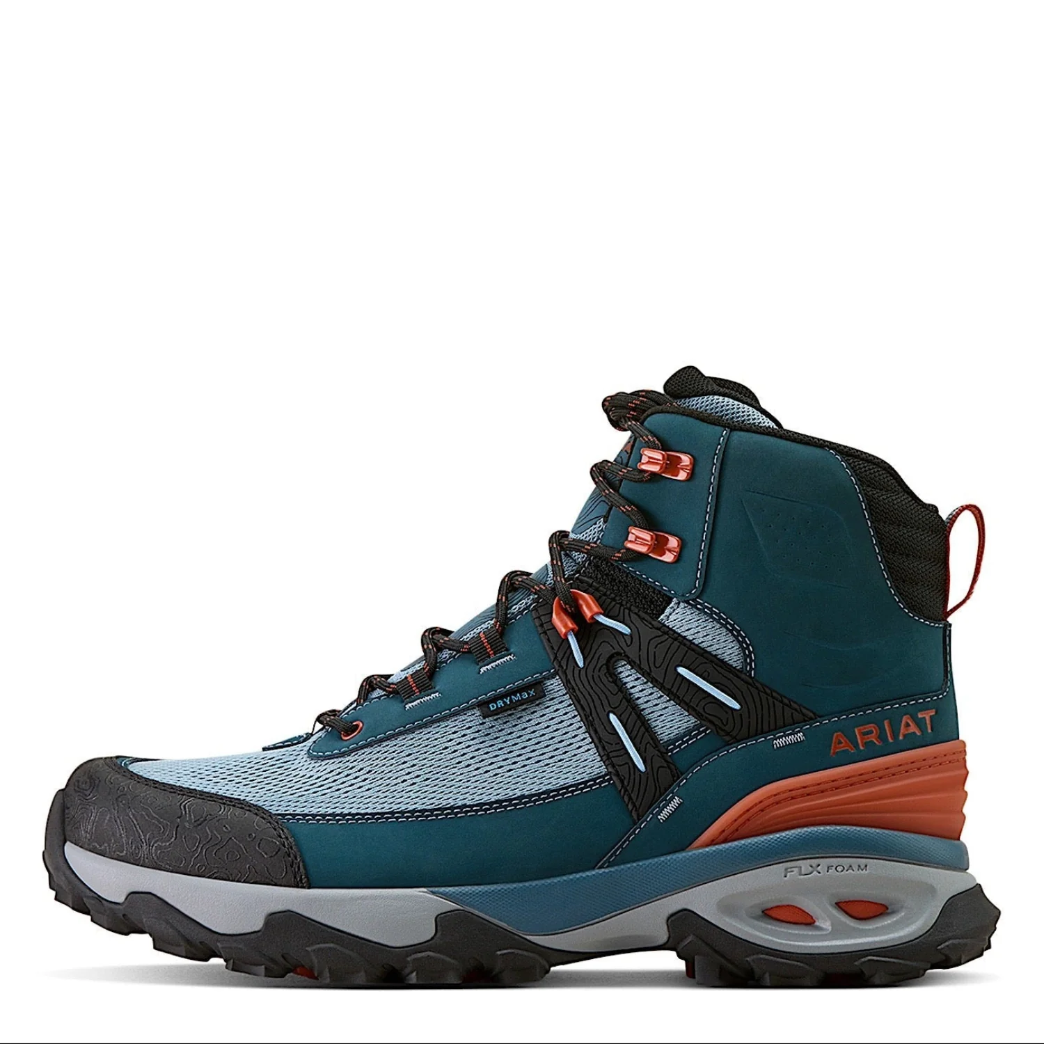 Ariat Men's Traverse Mid Waterproof Hiking Boot - Blue Depths - Image 2