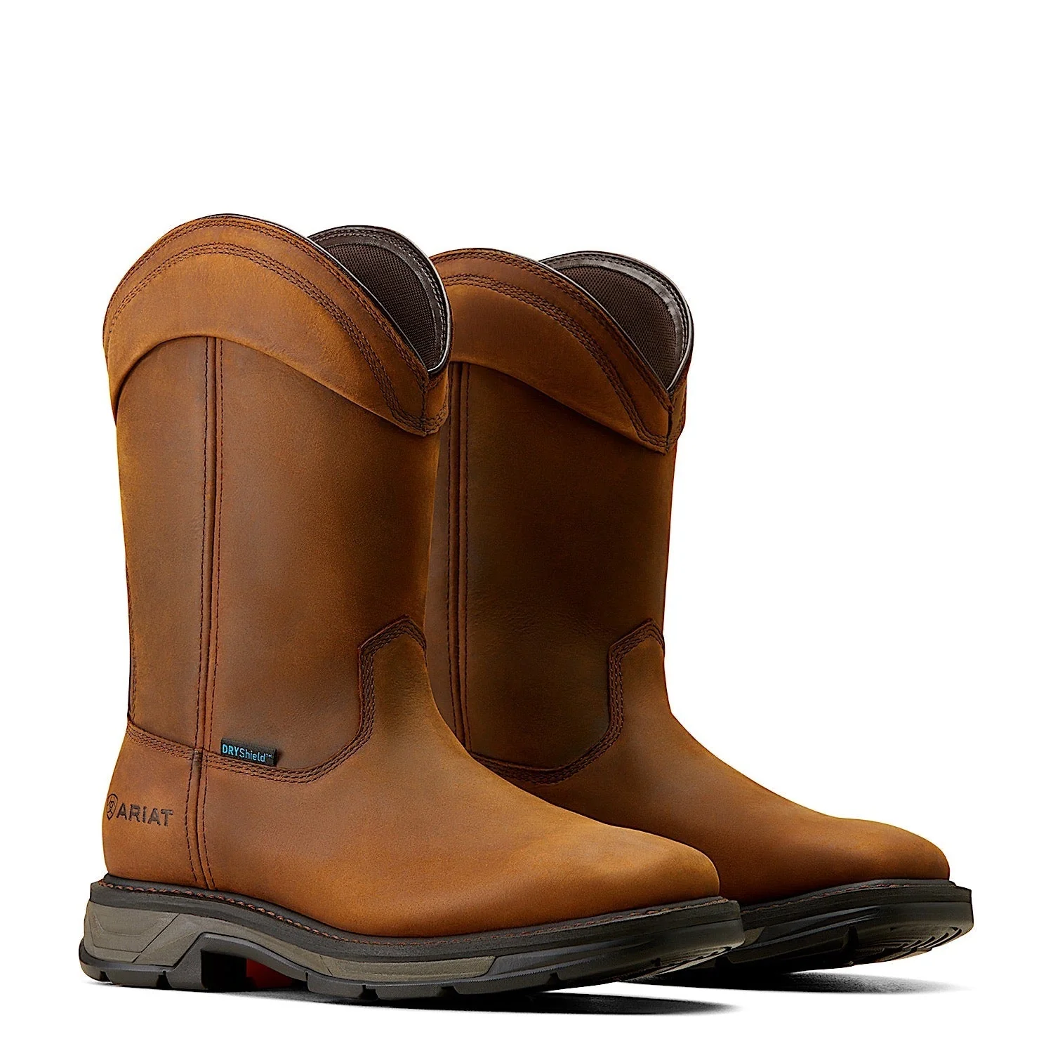 Ariat Men's Workhog XT Wellington H2O Work Boot - Distressed Brown - Image 2