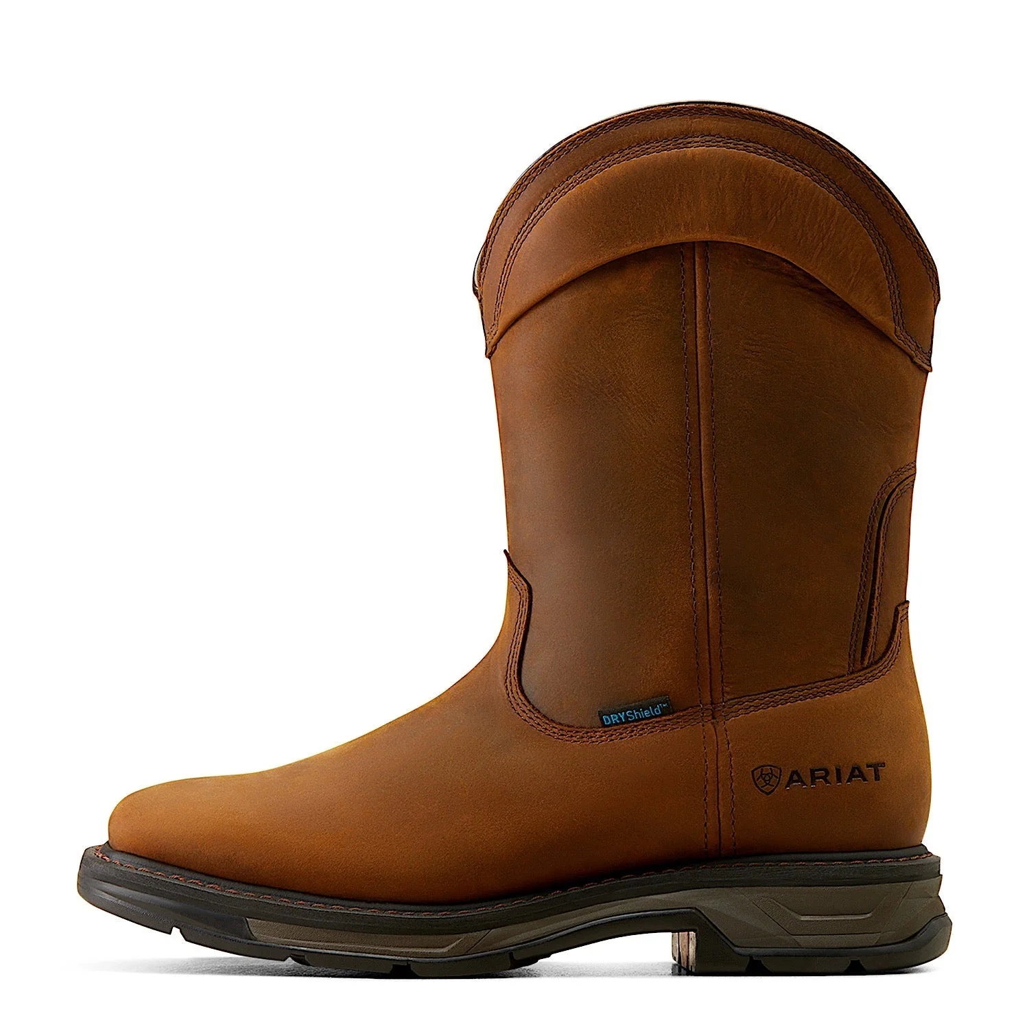 Ariat Men's Workhog XT Wellington H2O Work Boot - Distressed Brown - Image 5