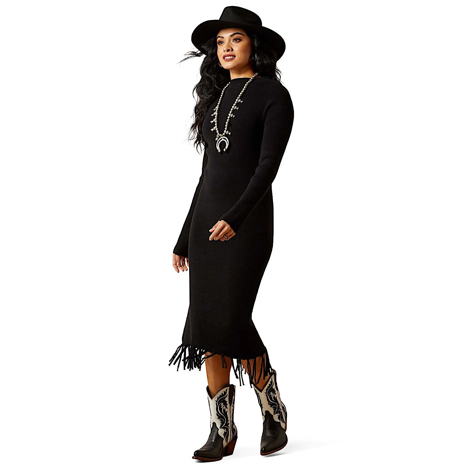 Ariat Women's Alicia Sweater Dress - Black - Image 3