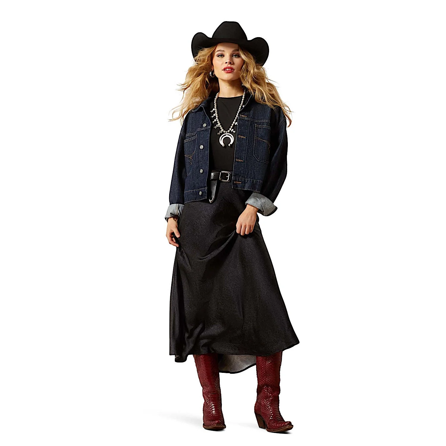 Ariat Women's Athena Skirt - Black - Image 3