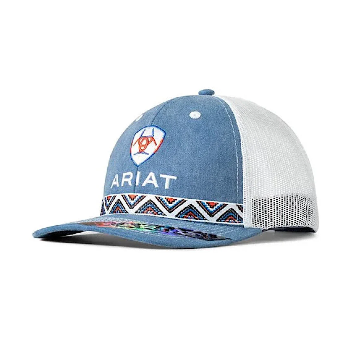 Ariat Women's Cap Red White Blue Diamond - Denim