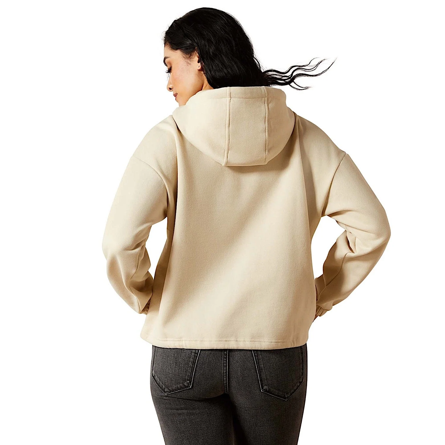 Ariat Women's Essential Hoodie - Oyster Grey - Image 2