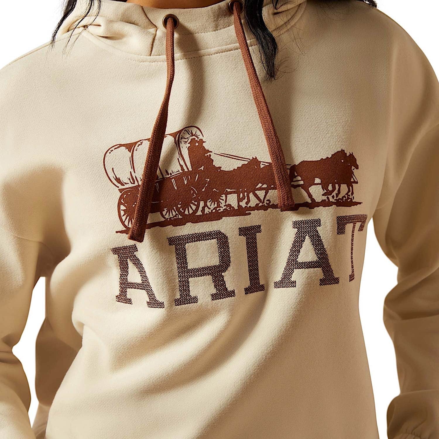 Ariat Women's Essential Hoodie - Oyster Grey - Image 4