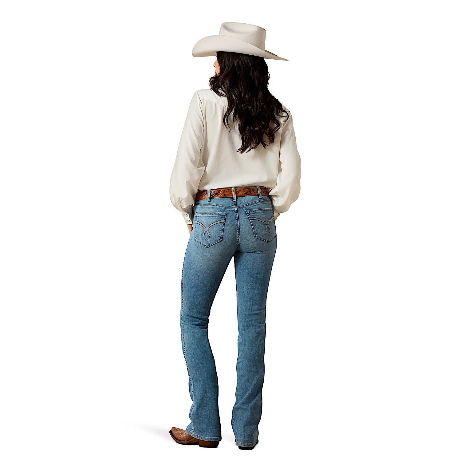 Ariat Women's Lorena High Rise Boot Cut Jeans - Tennessee - Image 2