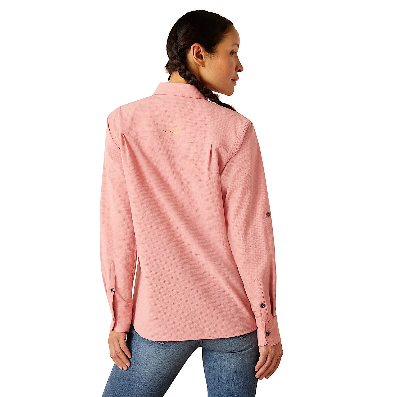 Ariat Women's Rebar Made Tough 360 Airflow Durastretch Work Shirt - Mauveglow - Image 2