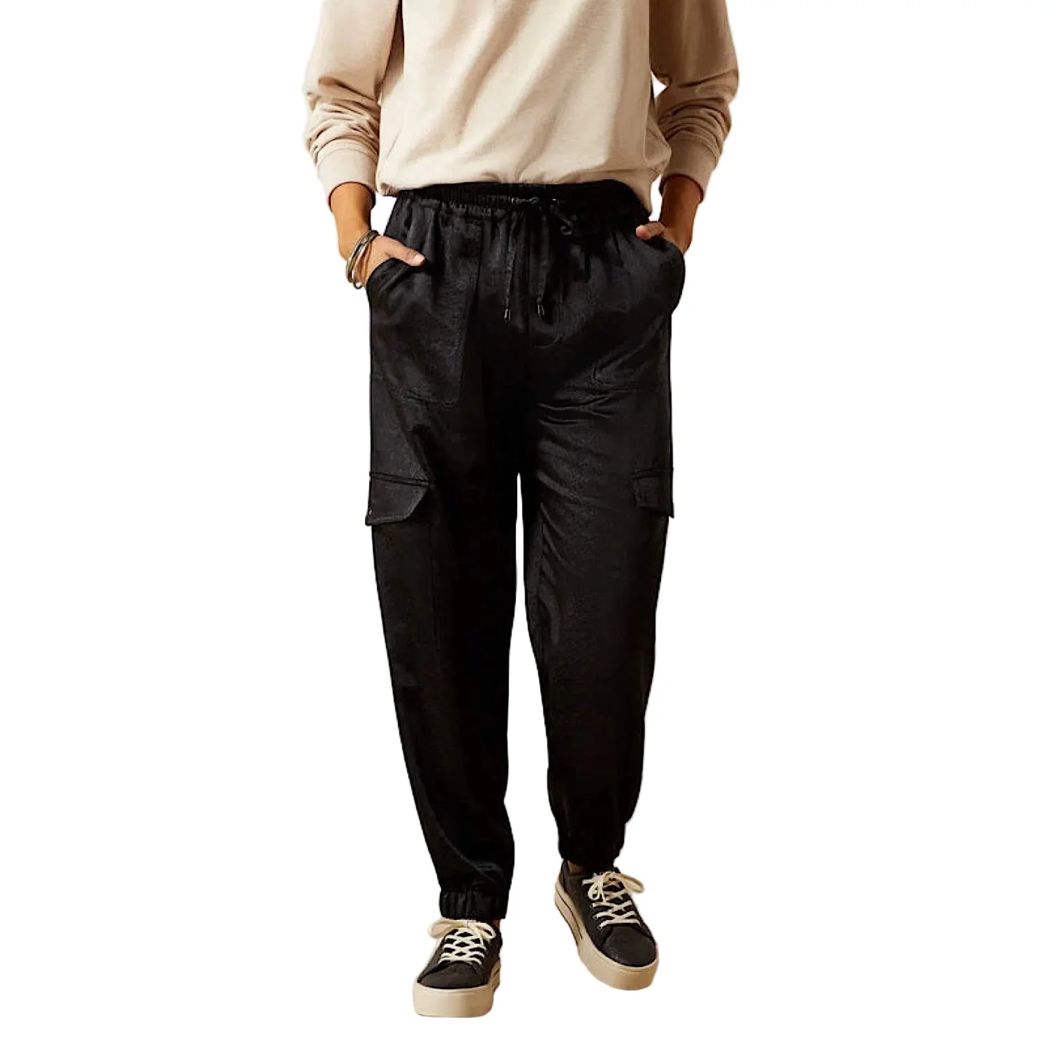 Ariat Women's Silky Cargo Jogger - Black