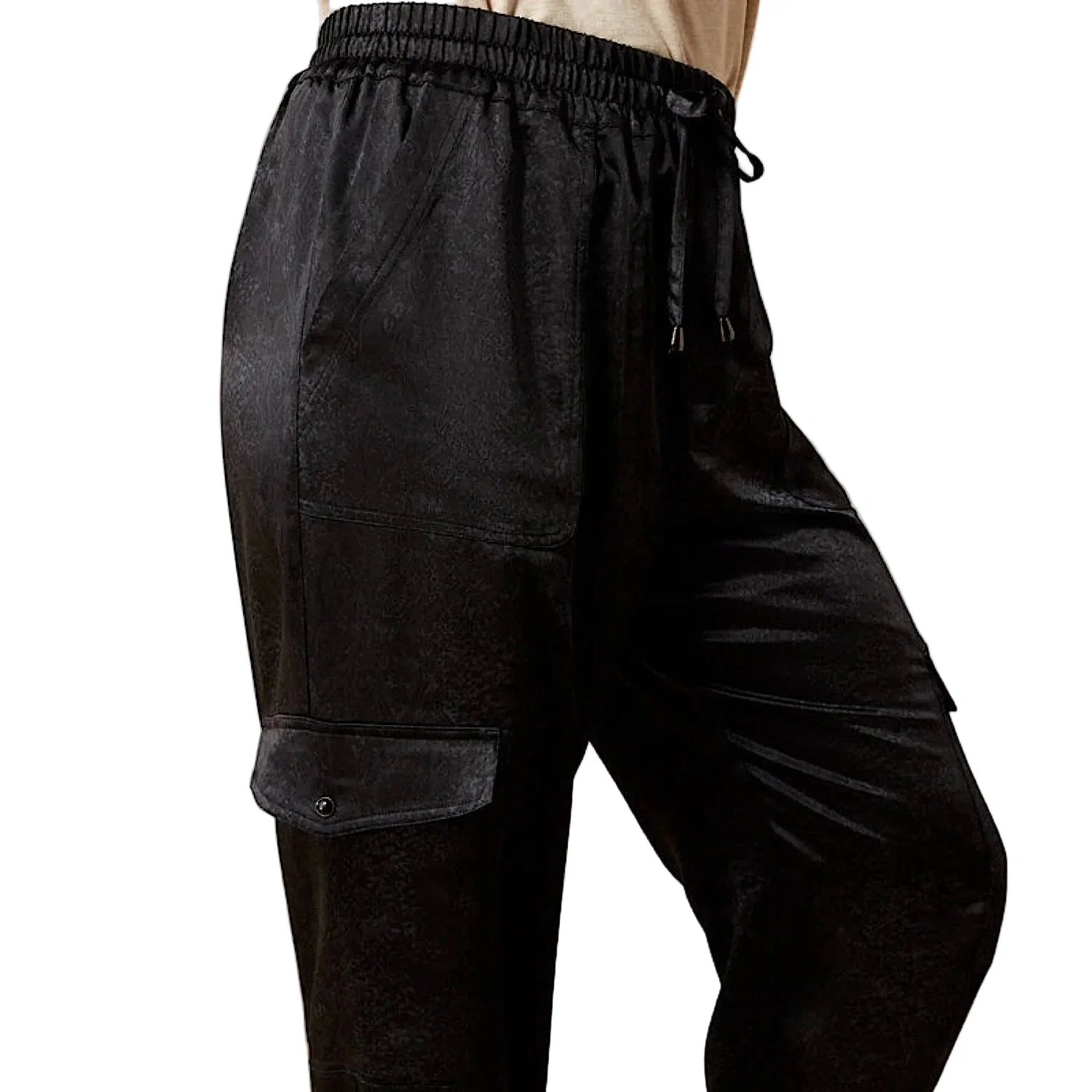 Ariat Women's Silky Cargo Jogger - Black - Image 3