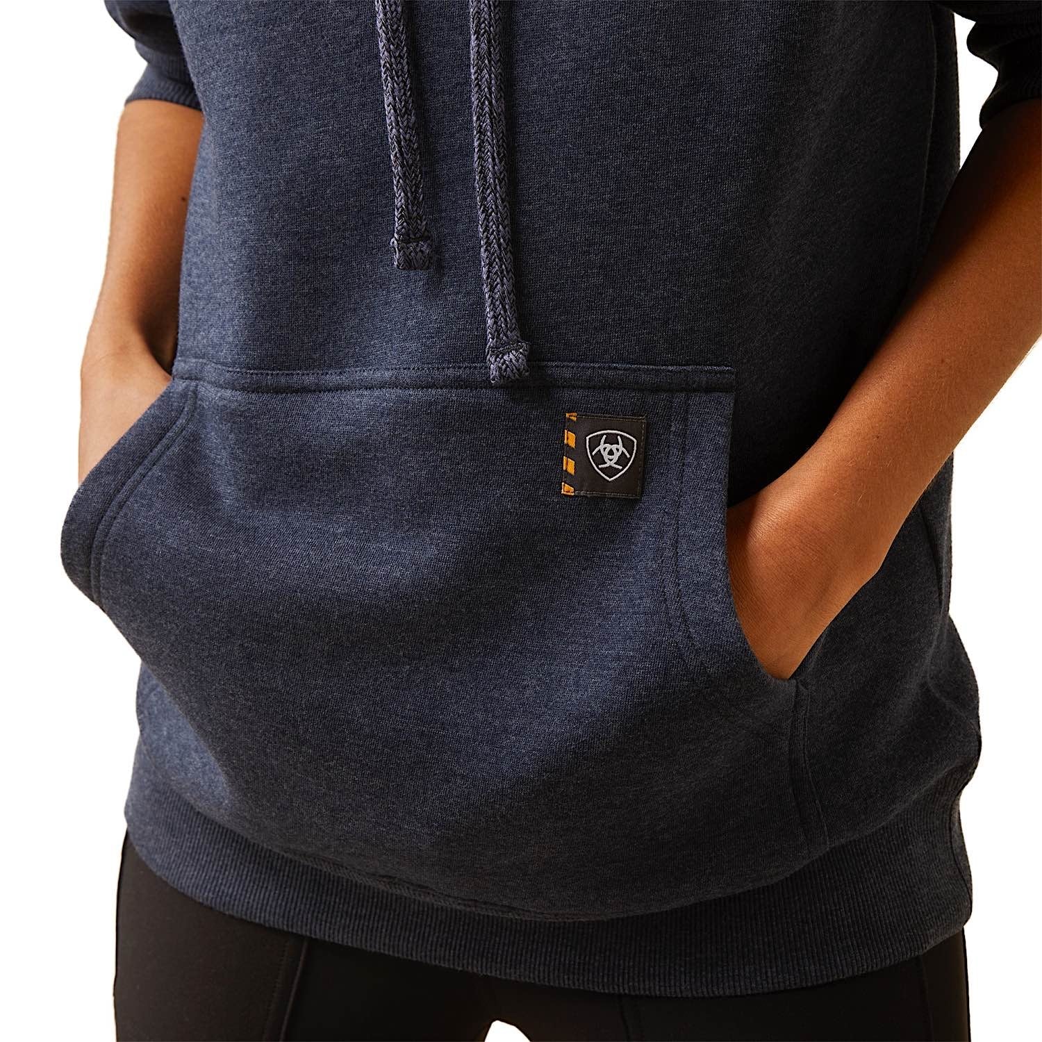Ariat Women's Superior Hoodie Navy Heather - Image 7