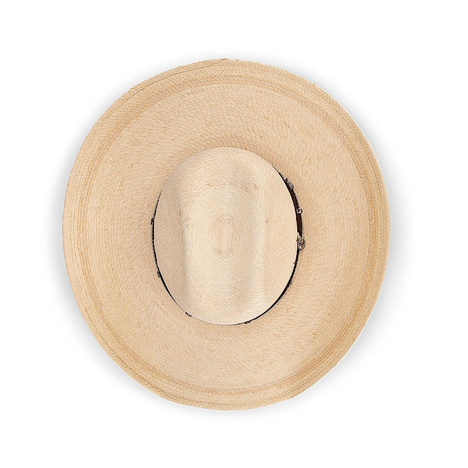 Avenel The Chuck Wagon Guatemalan Palm Leaf Western Hat - Natural - Image 2