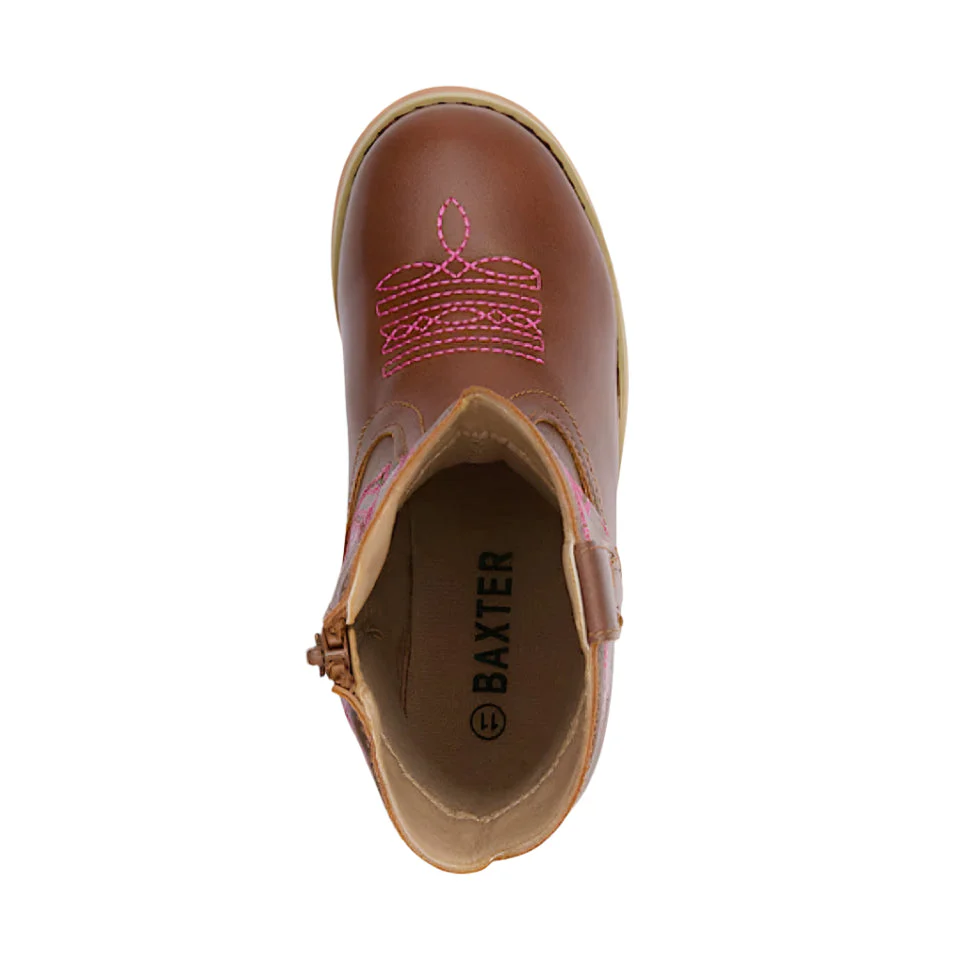 Baxter Junior Western Boots - Rose Pink - Image 3