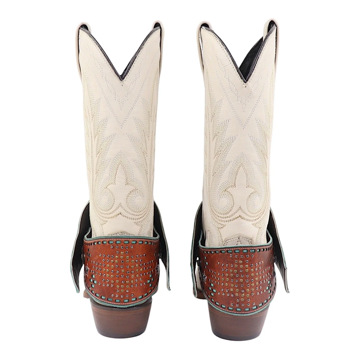 Boot Lassos T-Bird Cut Out - Damiana Orange / Turquoise - Image 3