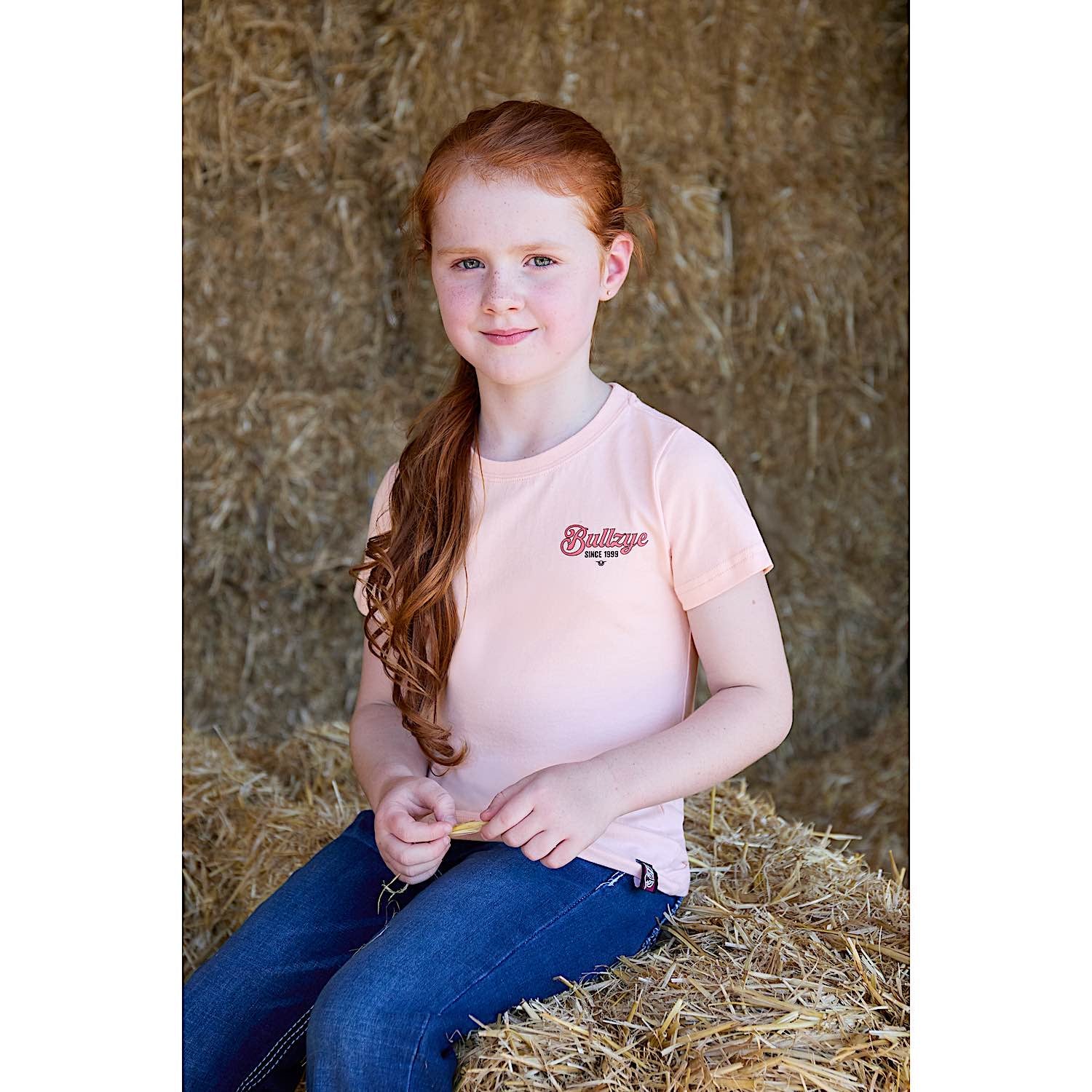 Bullzye Girl's Vibes Short Sleeve T Shirt - Blush - Image 4