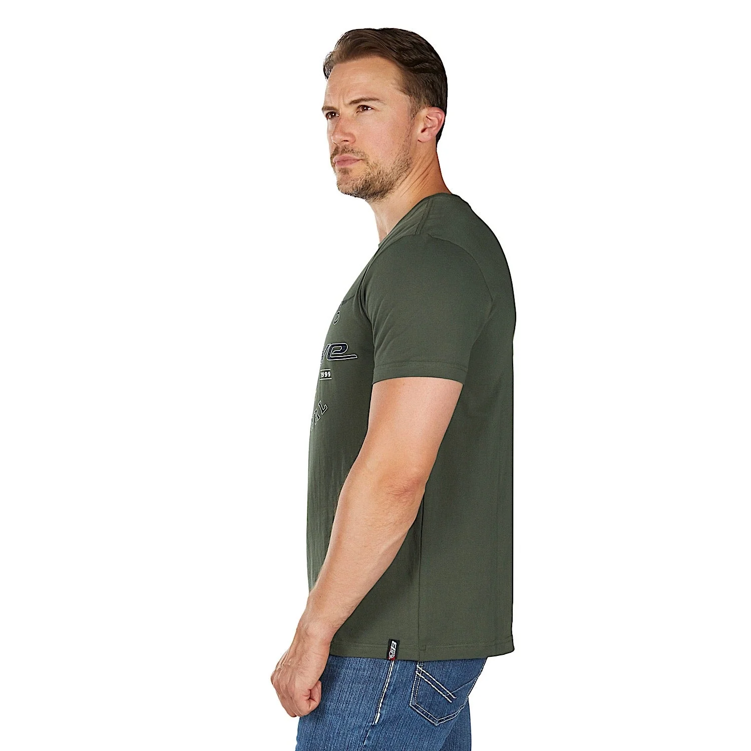 Bullzye Men's Live Fast T Shirt - Green - Image 3