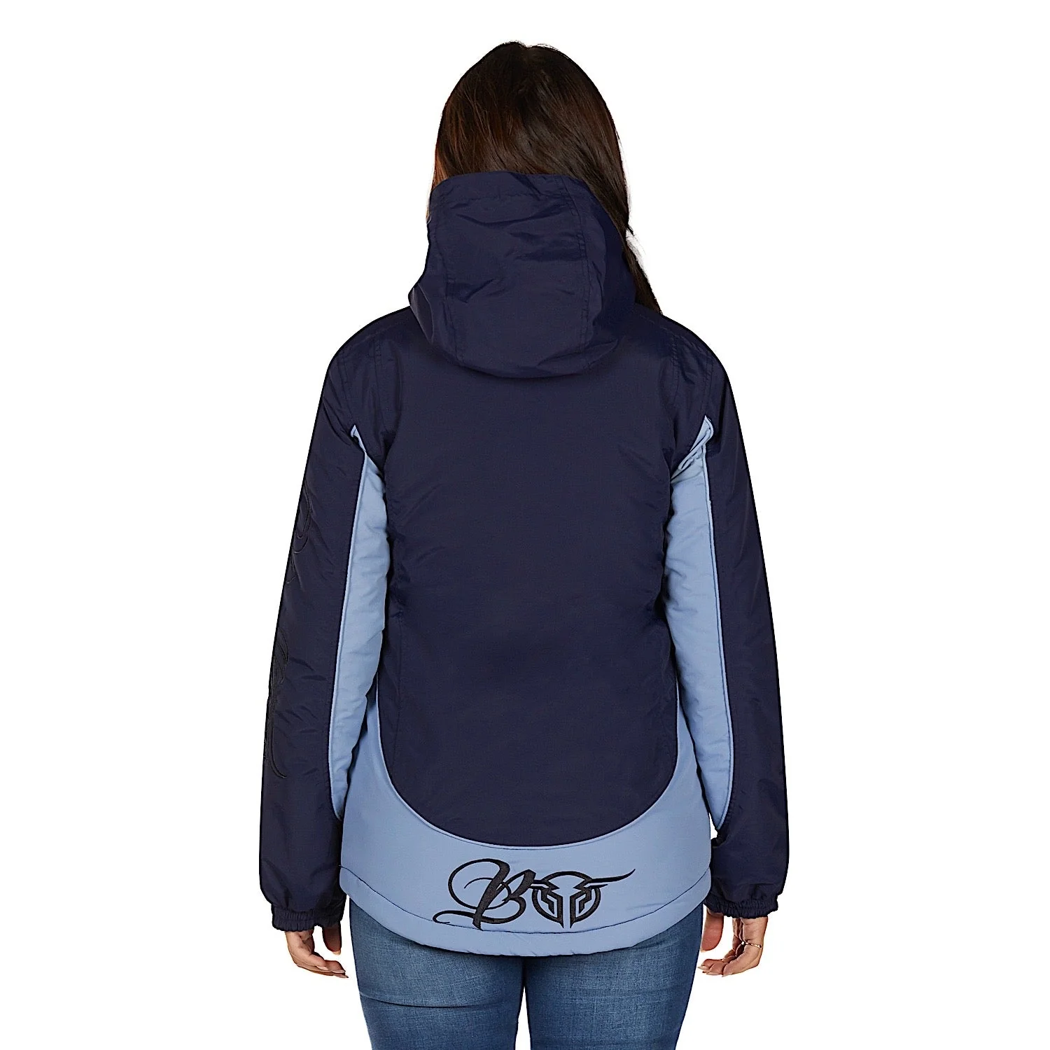 Bullzye Women's Carla Jacket - Light Blue/Navy - Image 4