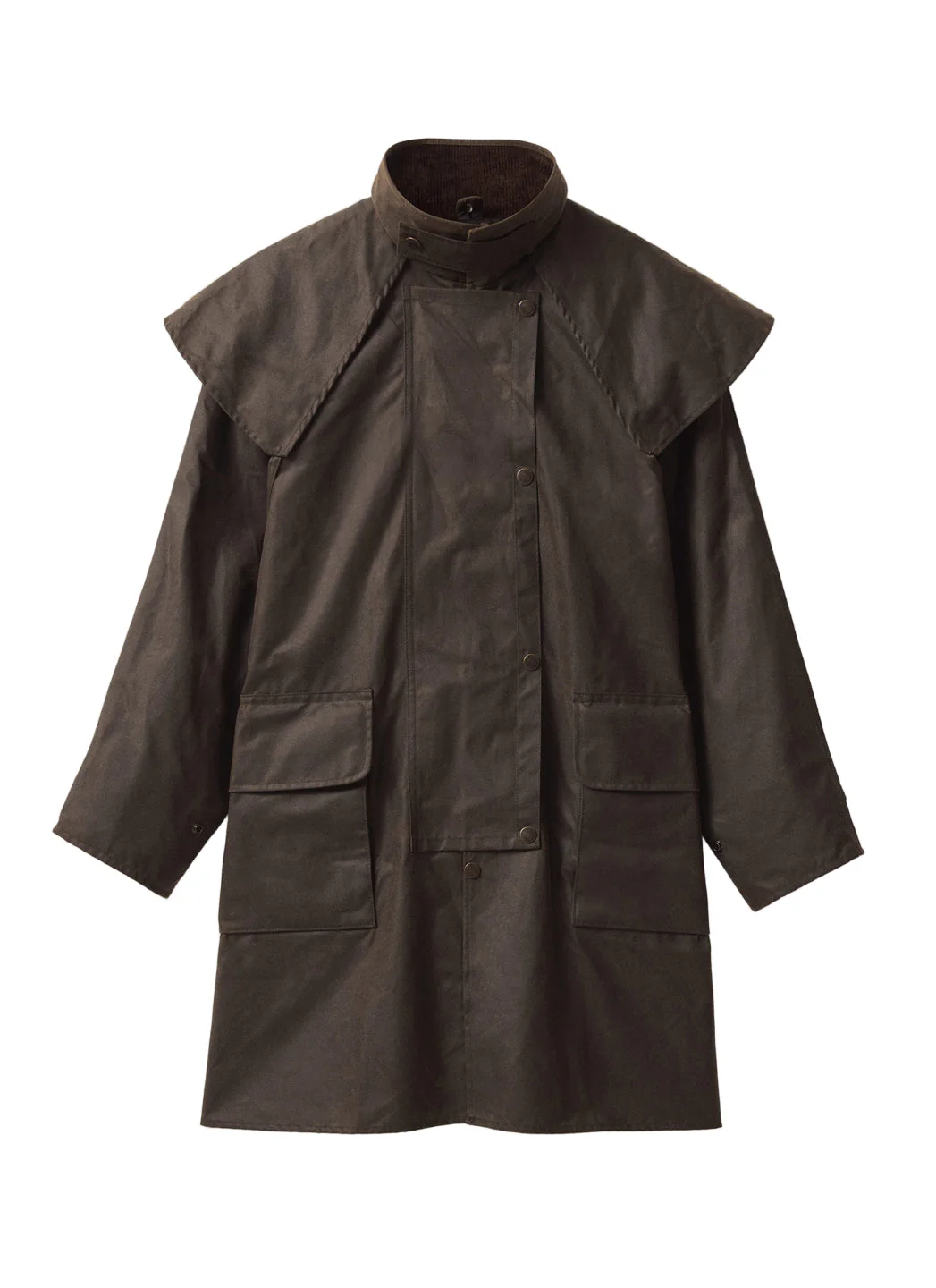 Driza-Bone Heritage Ranger Oilskin Coat - Brown - Image 3