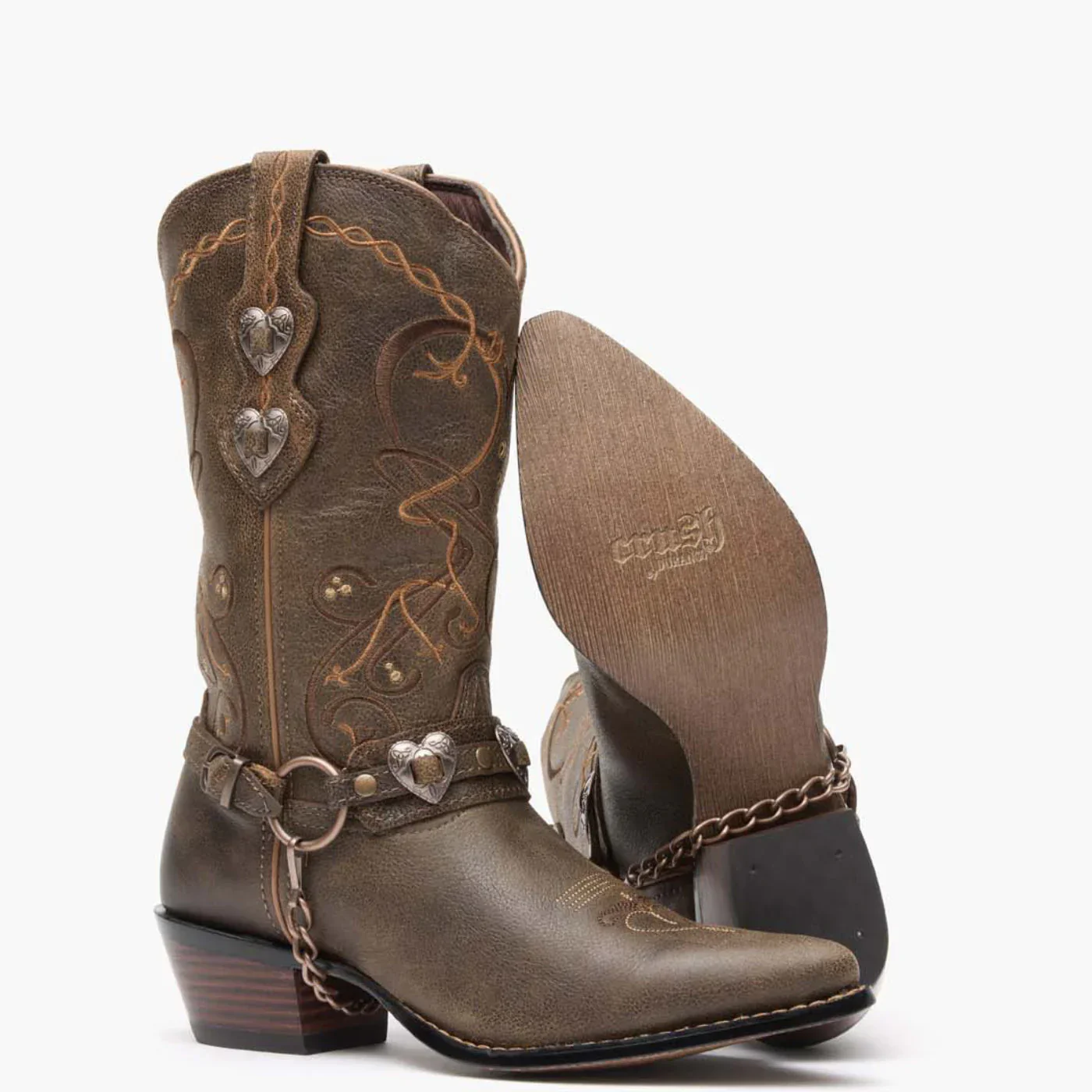 Durango Women's Crush Western Boot - Brown Heartbreaker - Image 2