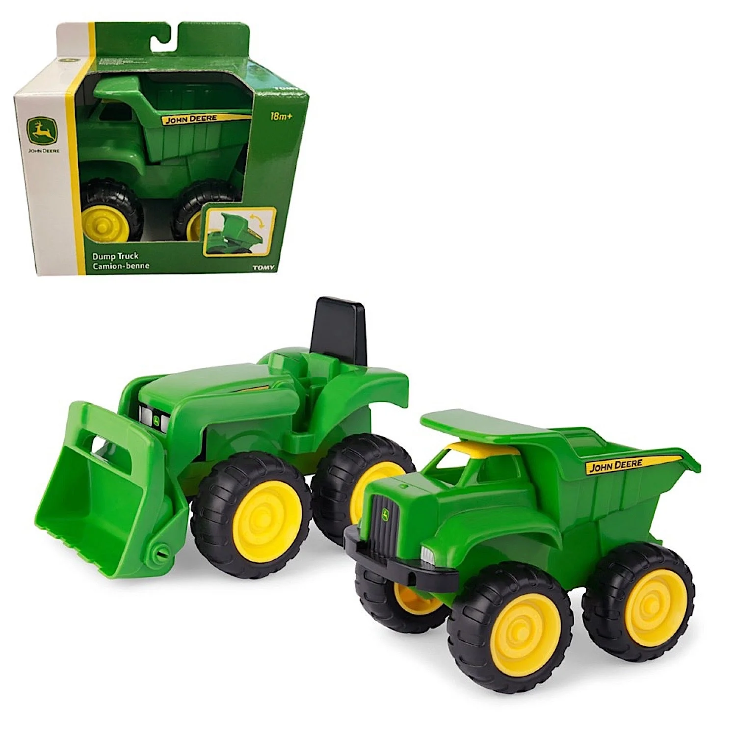 John Deere Kid's 15cm Sand Pit Vehicles Assorted (2 styles)
