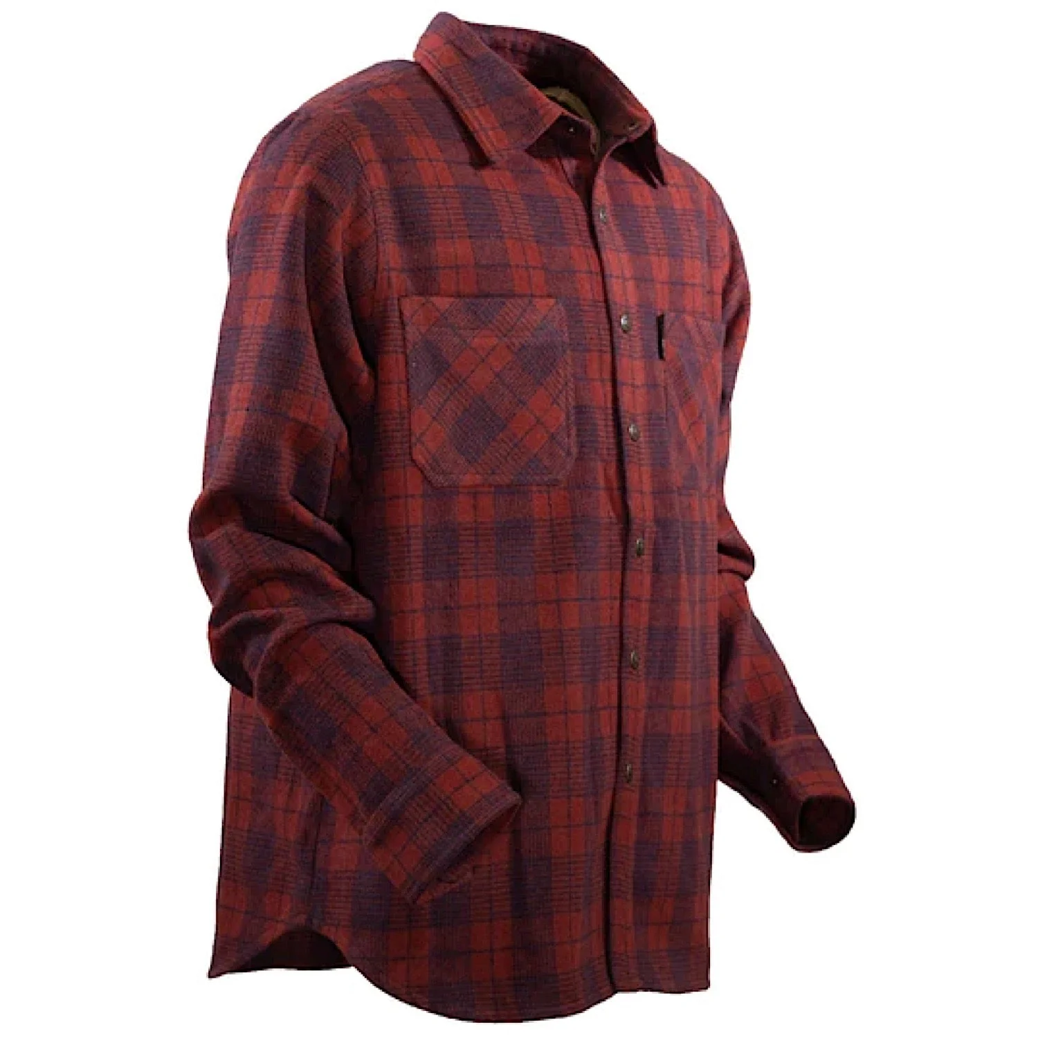 Outback Trading Men's Clyde Big Shirt - Red - Image 5