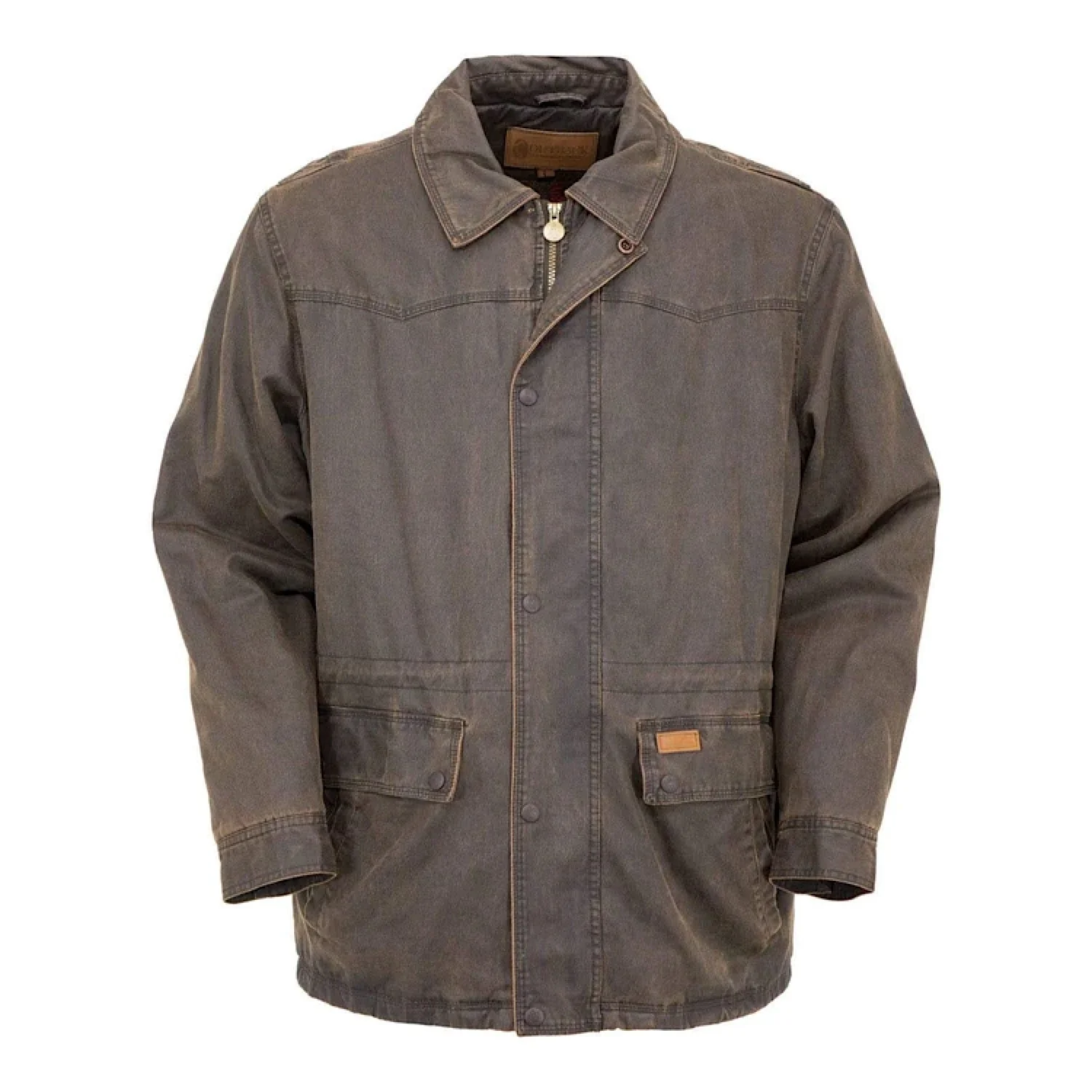Outback Trading Mens Ranchers Jacket Brown