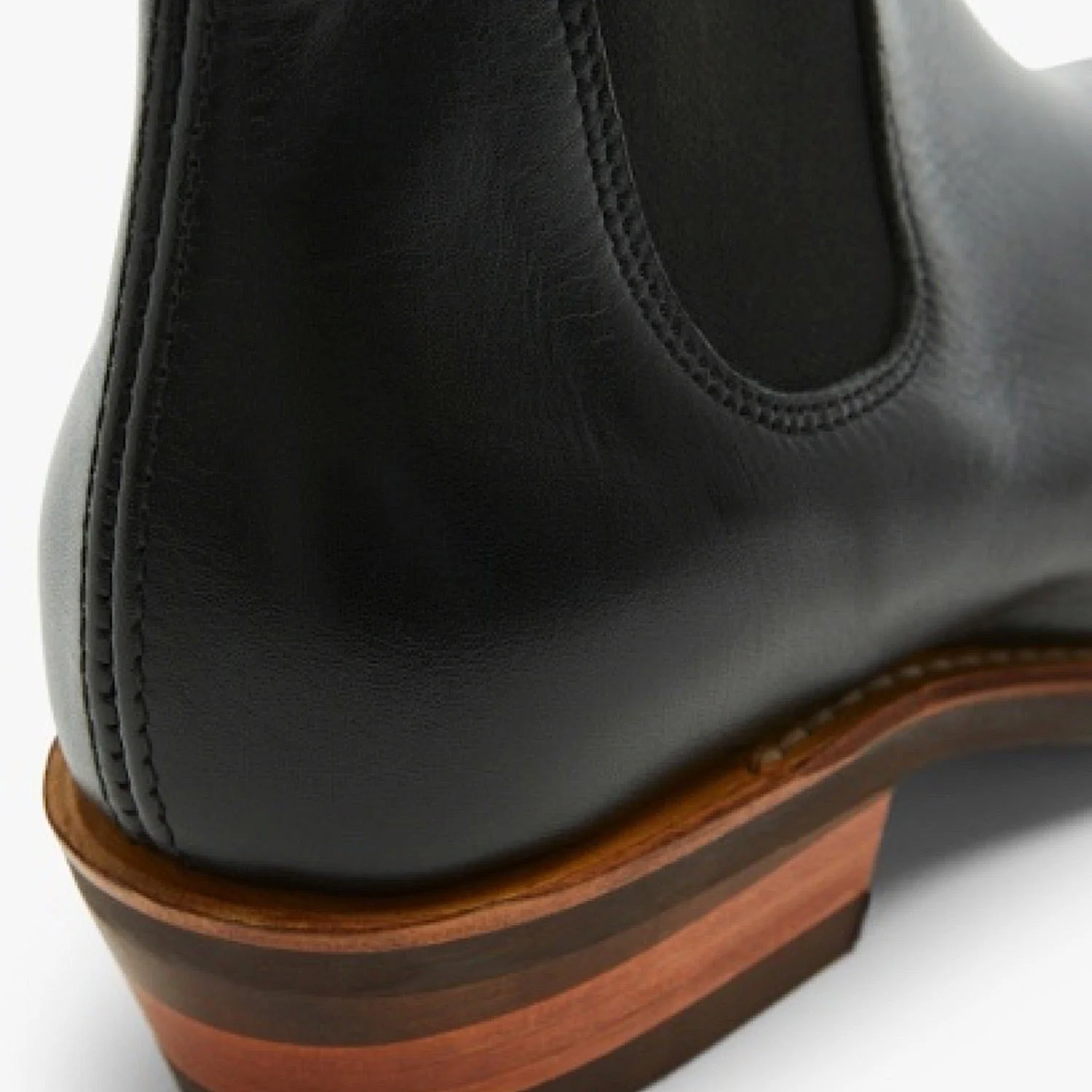 R.M. Williams Comfort Lady Yearling Boots - Black with Natural Sole - Image 3
