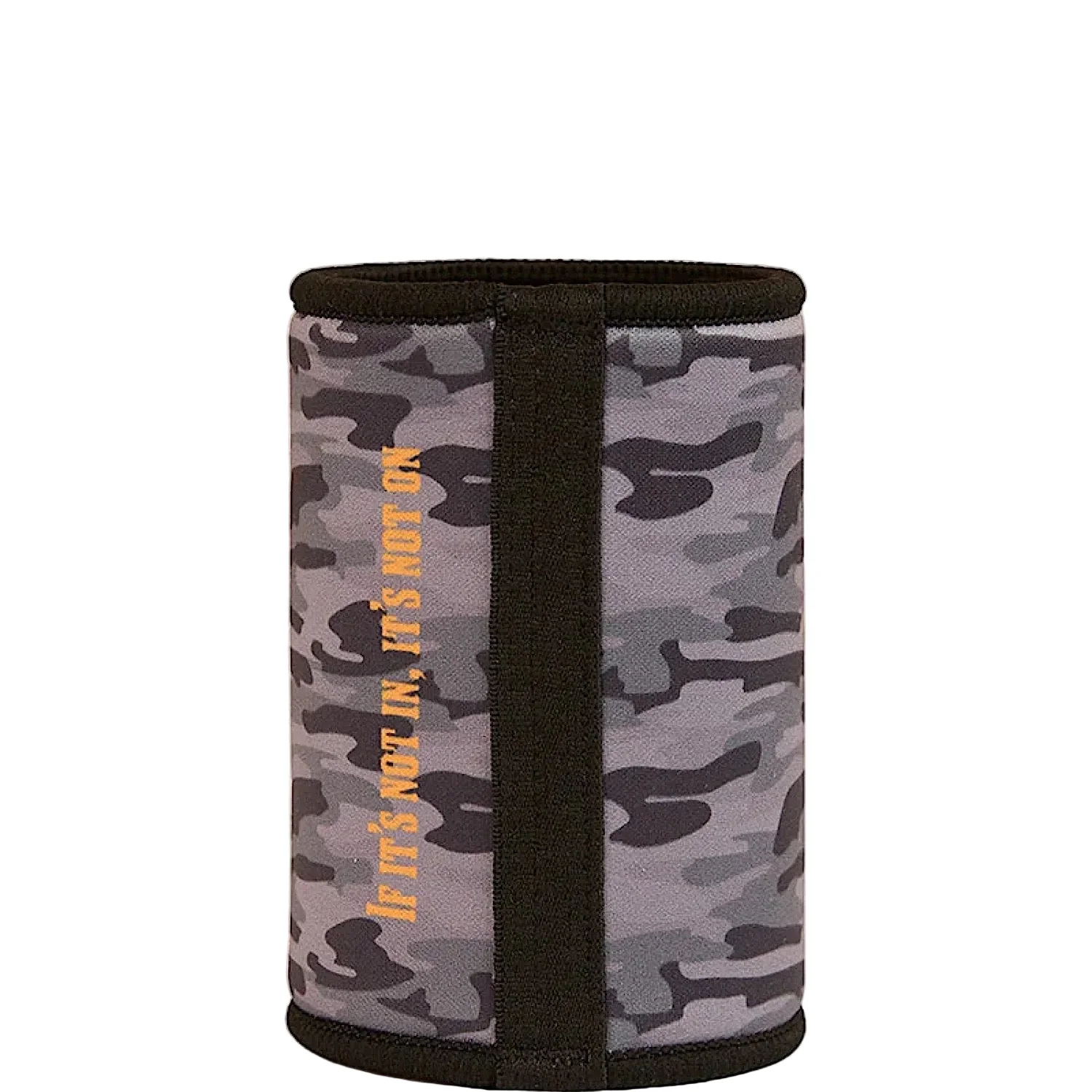 Ringers Western Buckin Barra Stubby Cooler - Black Camo - Image 2