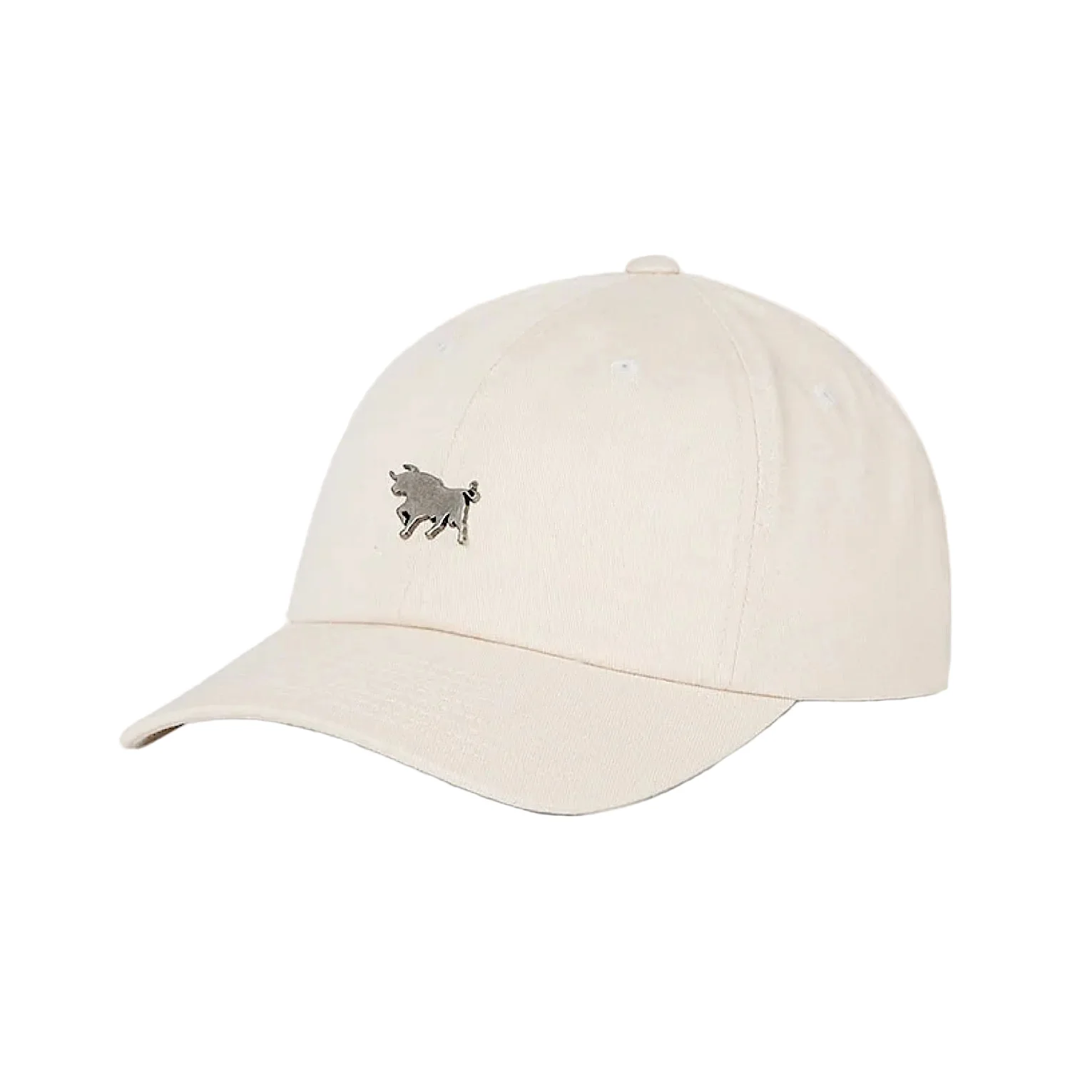 Ringers Western Hero Flexfit 110 Baseball Cap - Cream / Antique Silver
