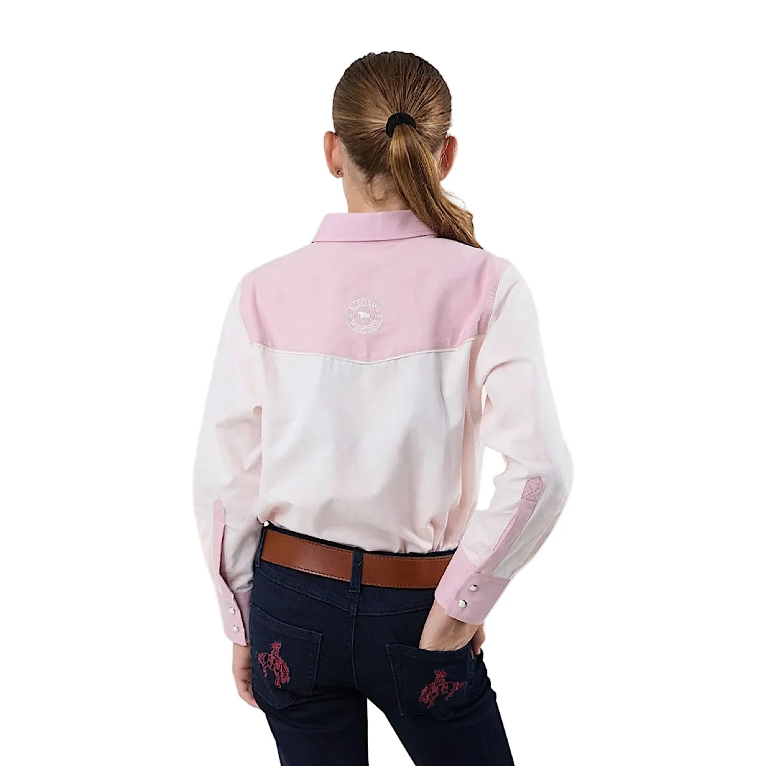 Ringers Western Kid's Alamar Western Shirt - Pink - Image 2