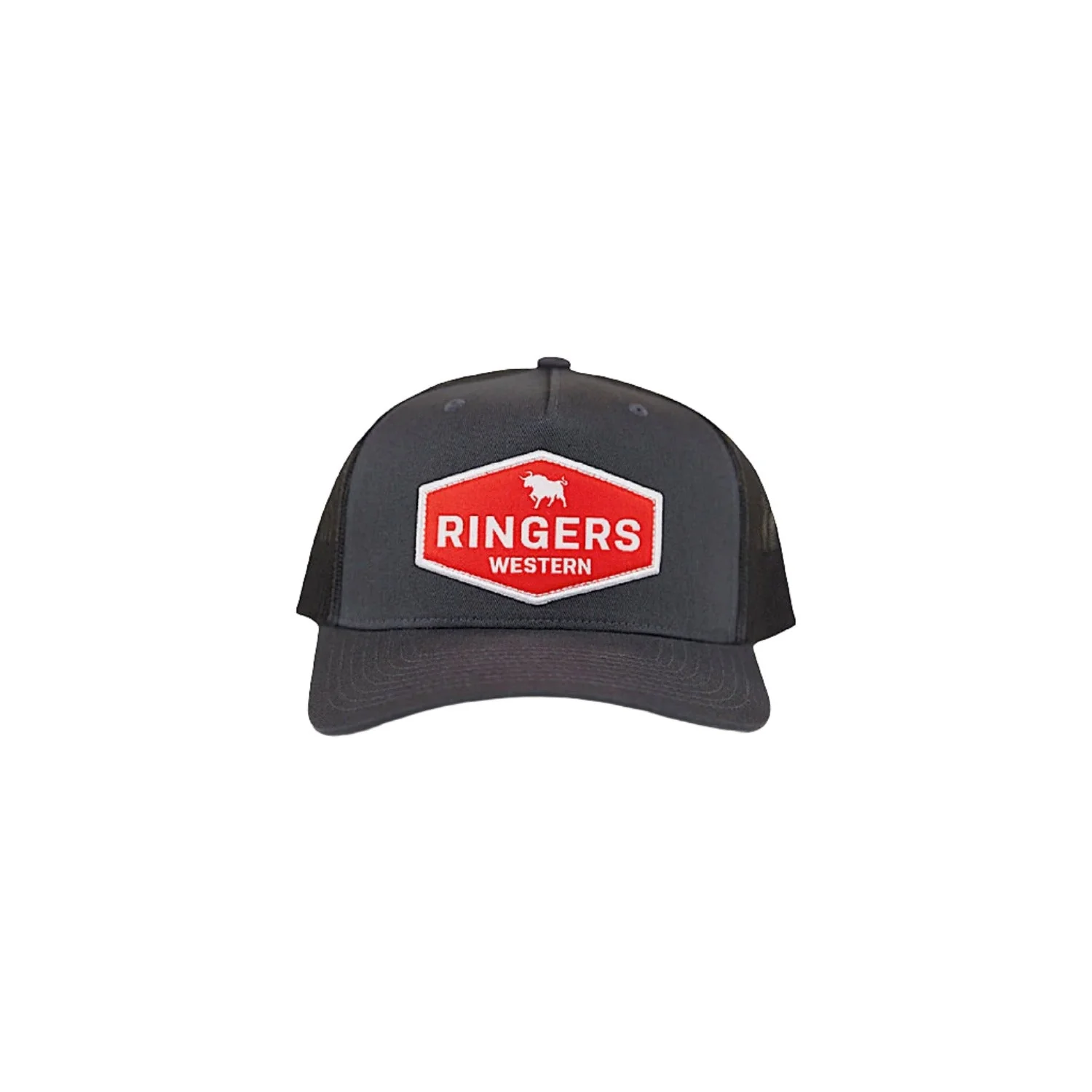 Ringers Western Scotty Trucker Cap - Charcoal/Red - Image 5