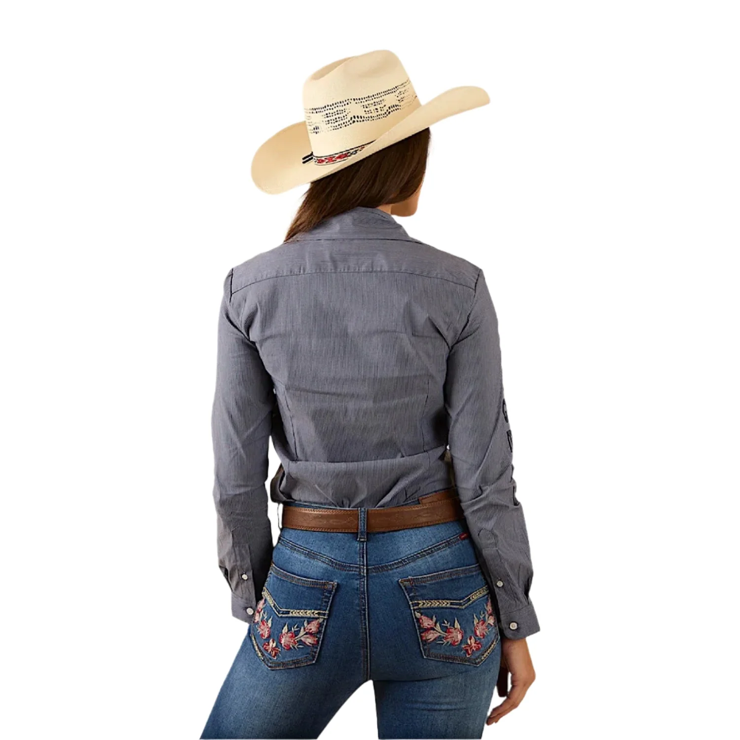 Ringers Western Women's Faith Dress Shirt - Navy - Image 3
