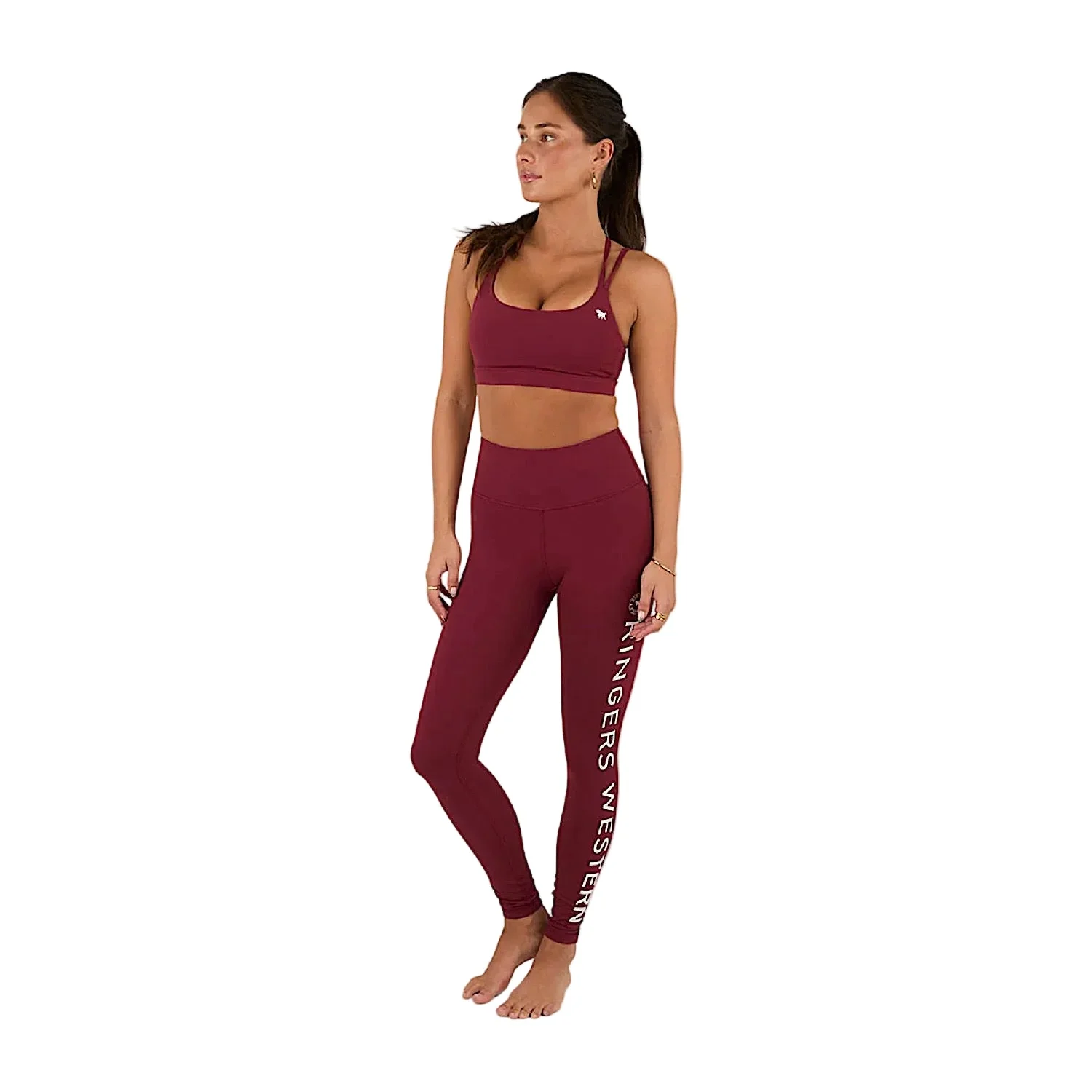 Ringers Western Women's Anikafit Signature Legging - Cabernet - Image 2