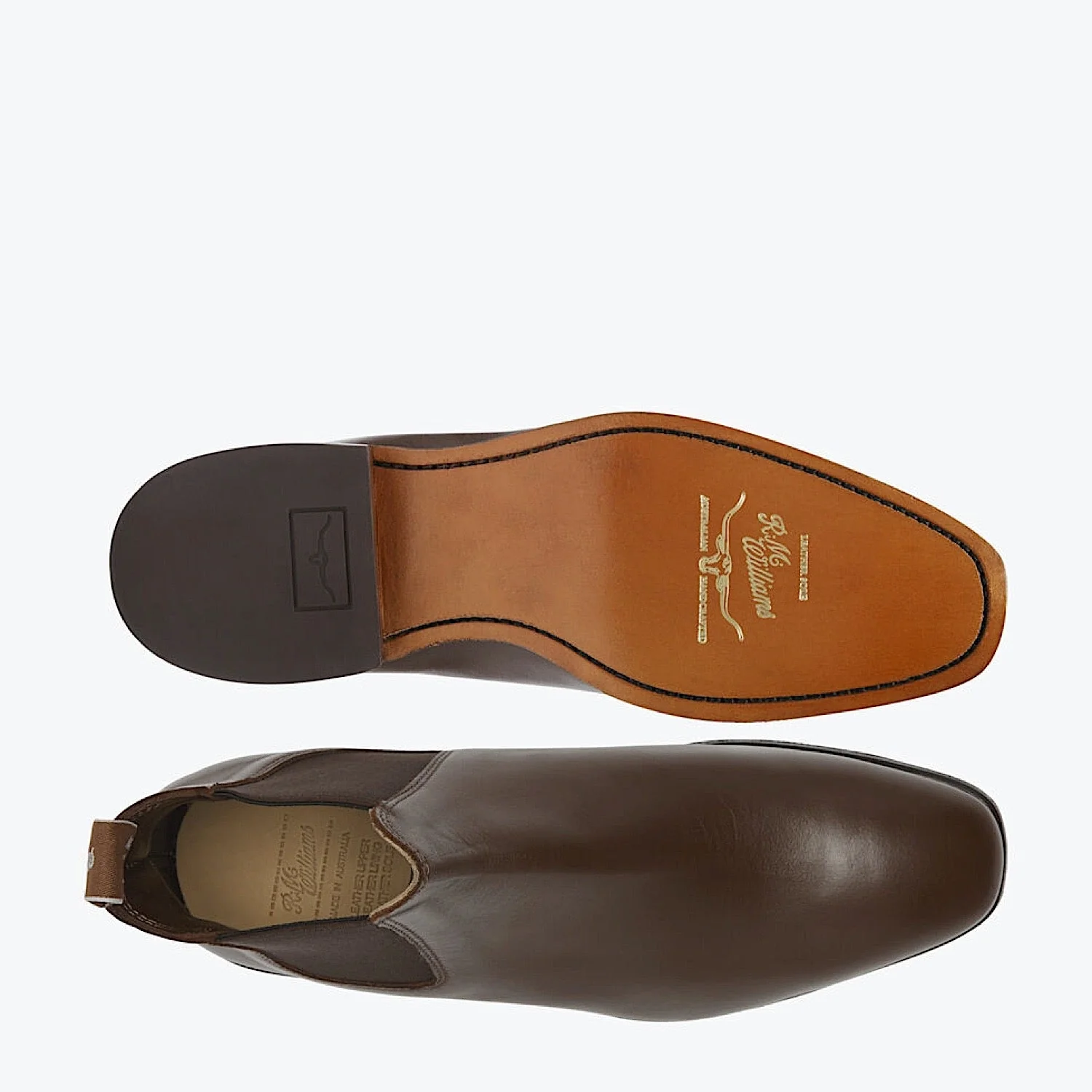 R.M. Williams Sydney Boot - Dark Tan Leather - Image 2