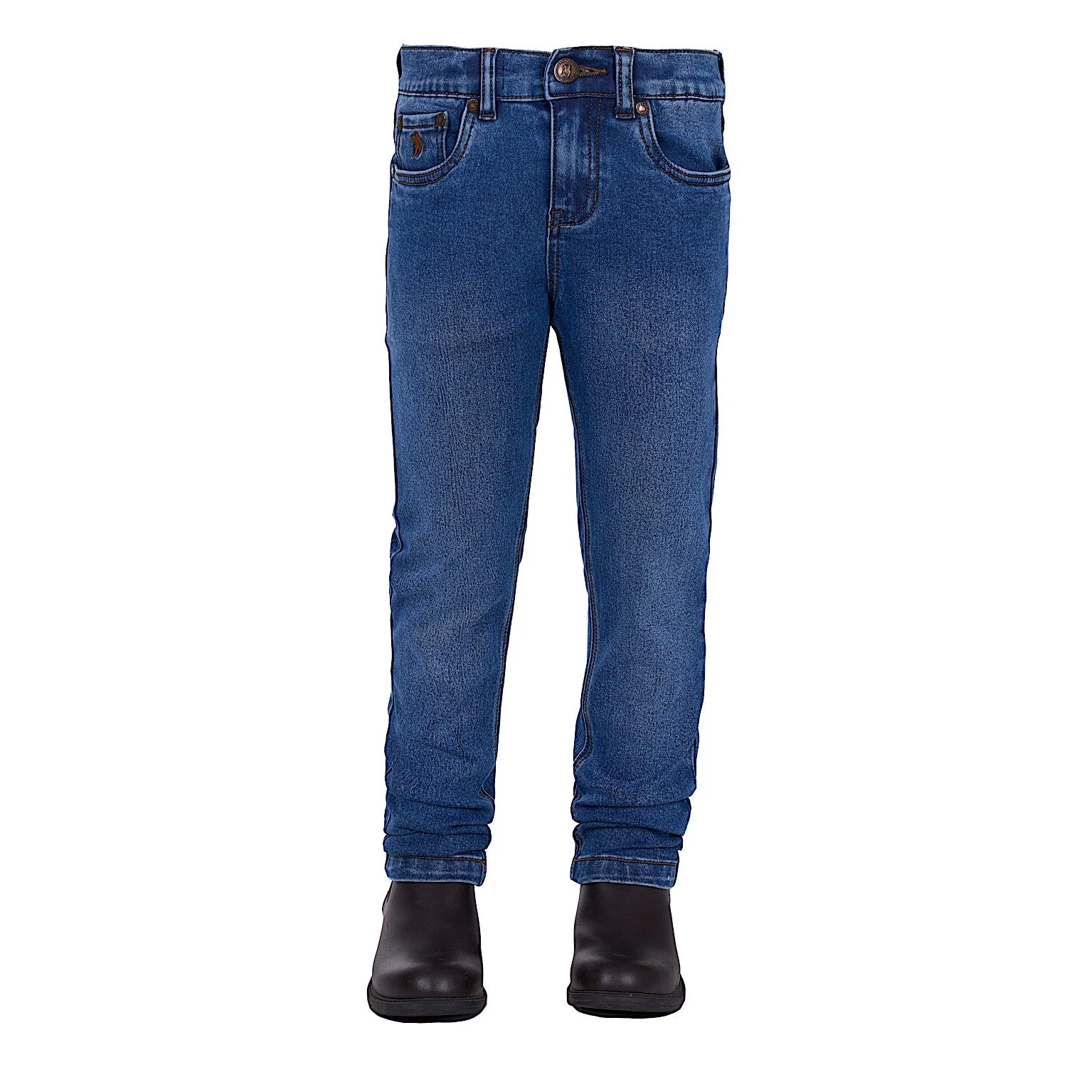 Thomas Cook Boy's Brad Thermal Jean - Light Wash - Image 2