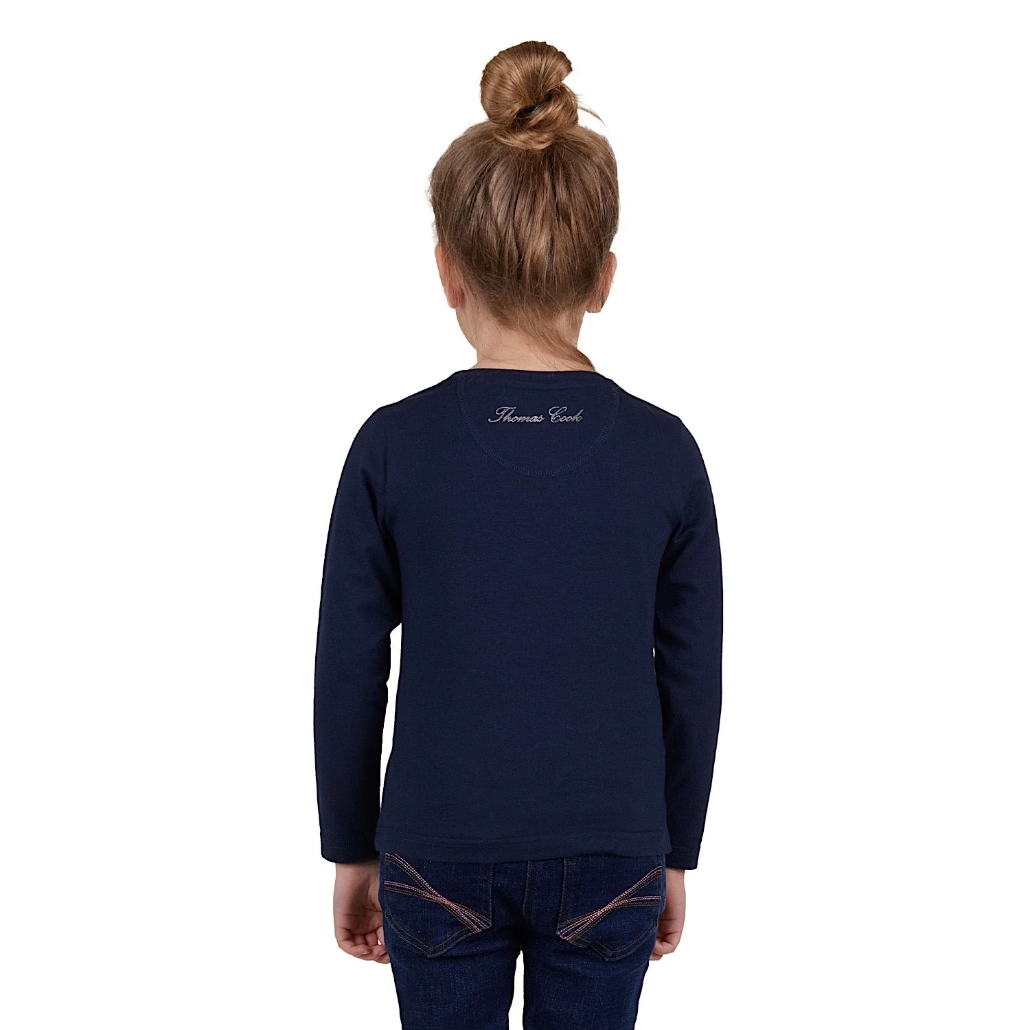 Thomas Cook Girls Dora Long Sleeve Tee Navy - Image 3