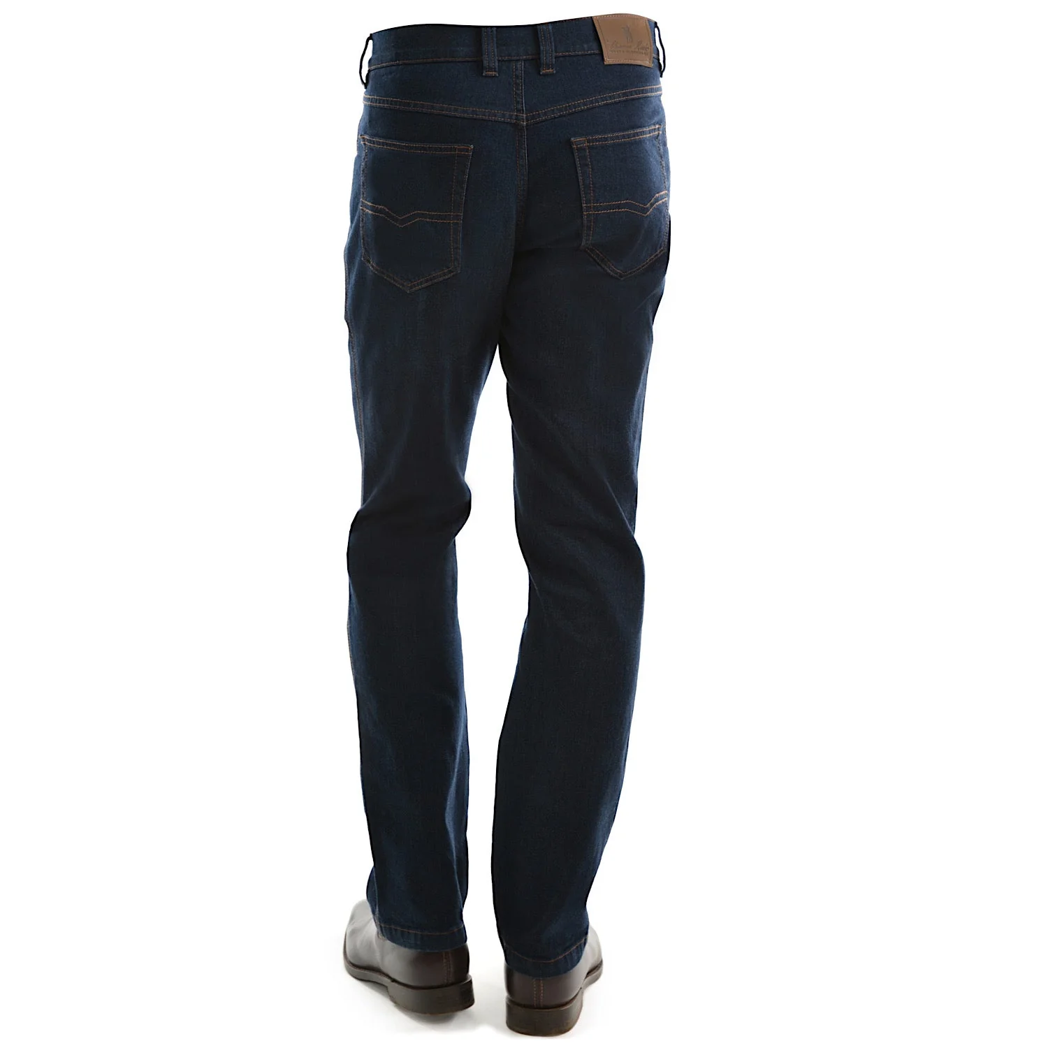 Thomas Cook Mens Wool Denim Jeans Darkest Indigo 32" Leg - Image 2