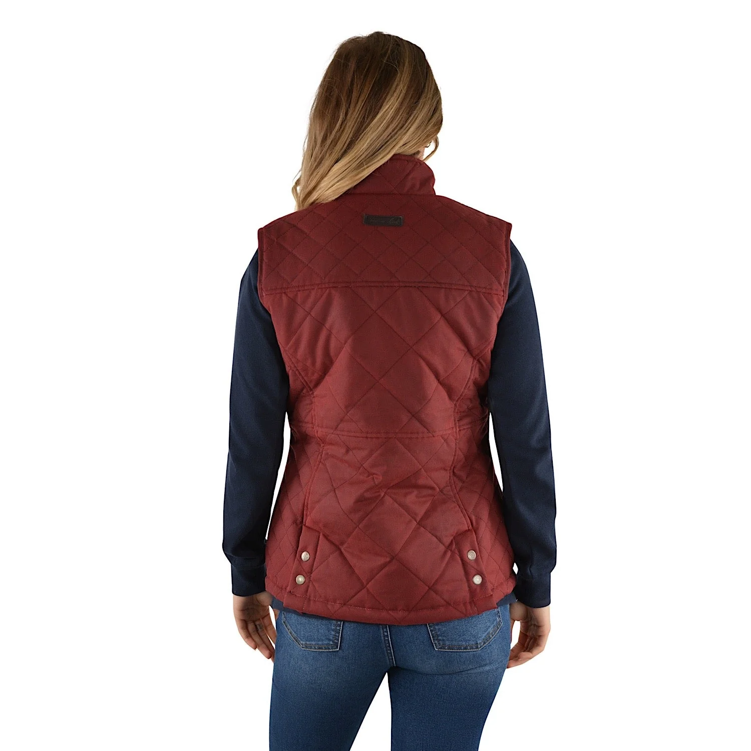 Thomas Cook Women's Hazelbrooke Oilskin Vest Grevillea Red - Image 3
