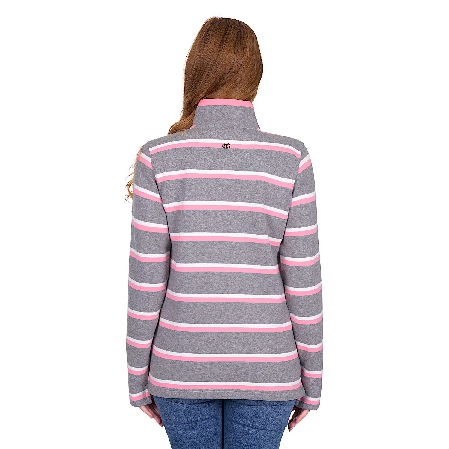 Thomas Cook Women's Jane 1/4 Zip Rugby - Charcoal Marle - Image 2