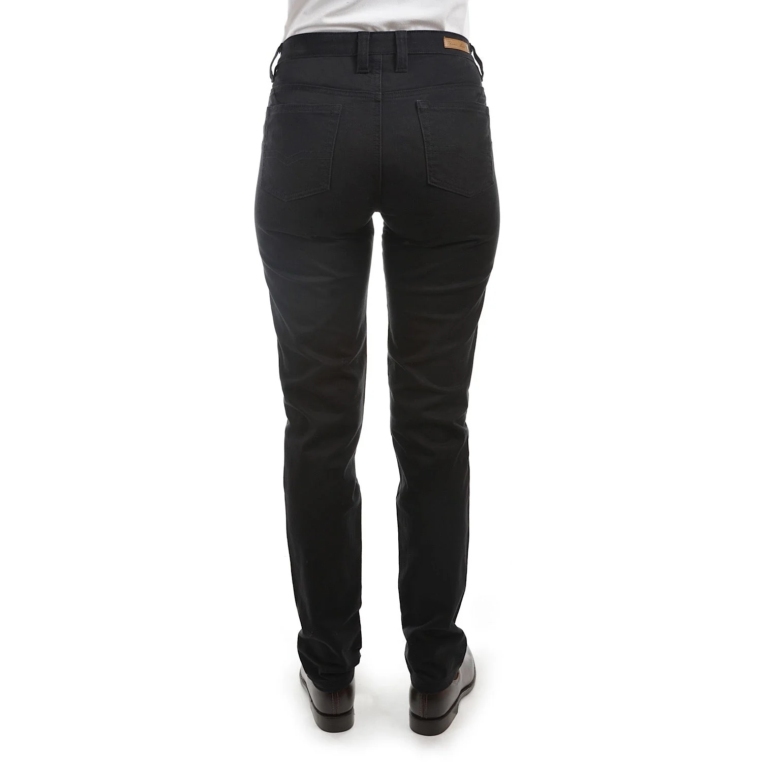 Thomas Cook Women's Stretch Moleskin Slim Leg Wonder Jean Black 32" Leg - Image 3