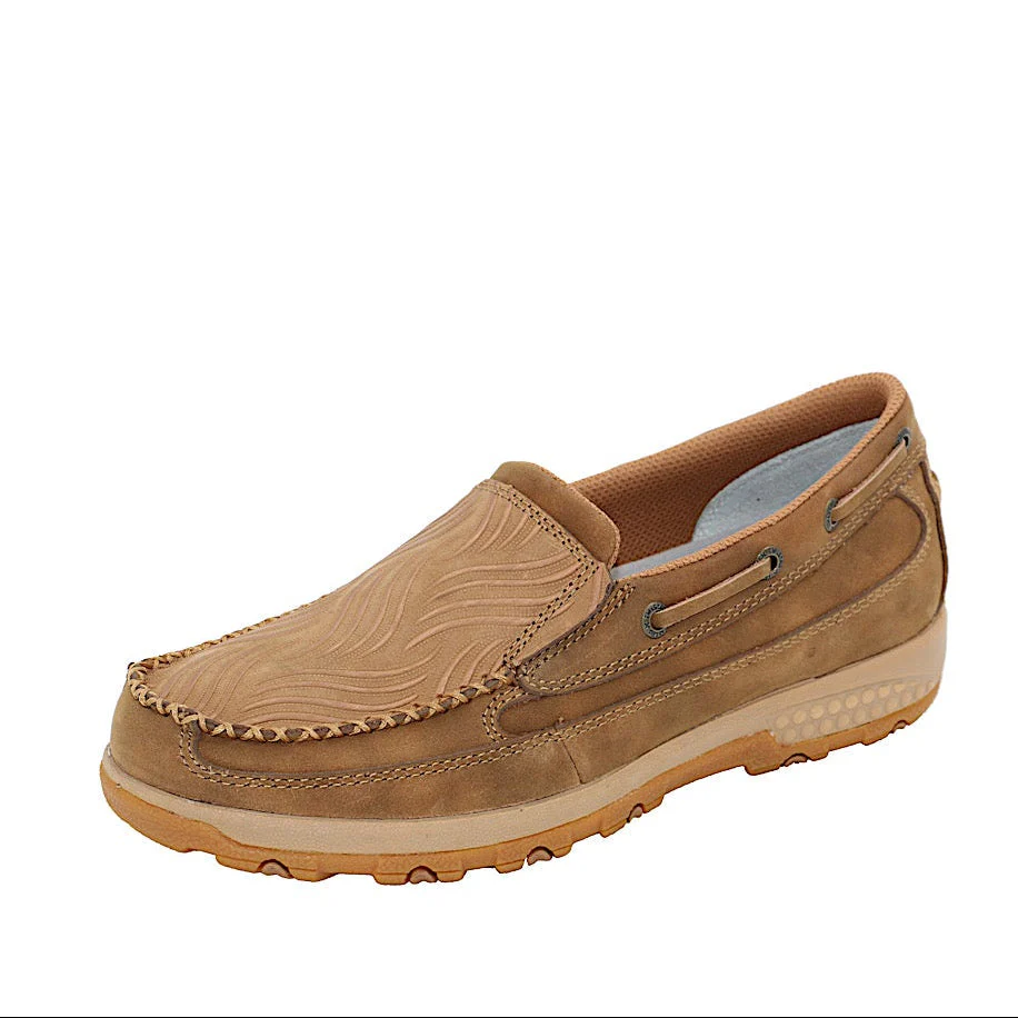 Twisted X Women's Wave Cellstretch Slipon - Brown/Bronze