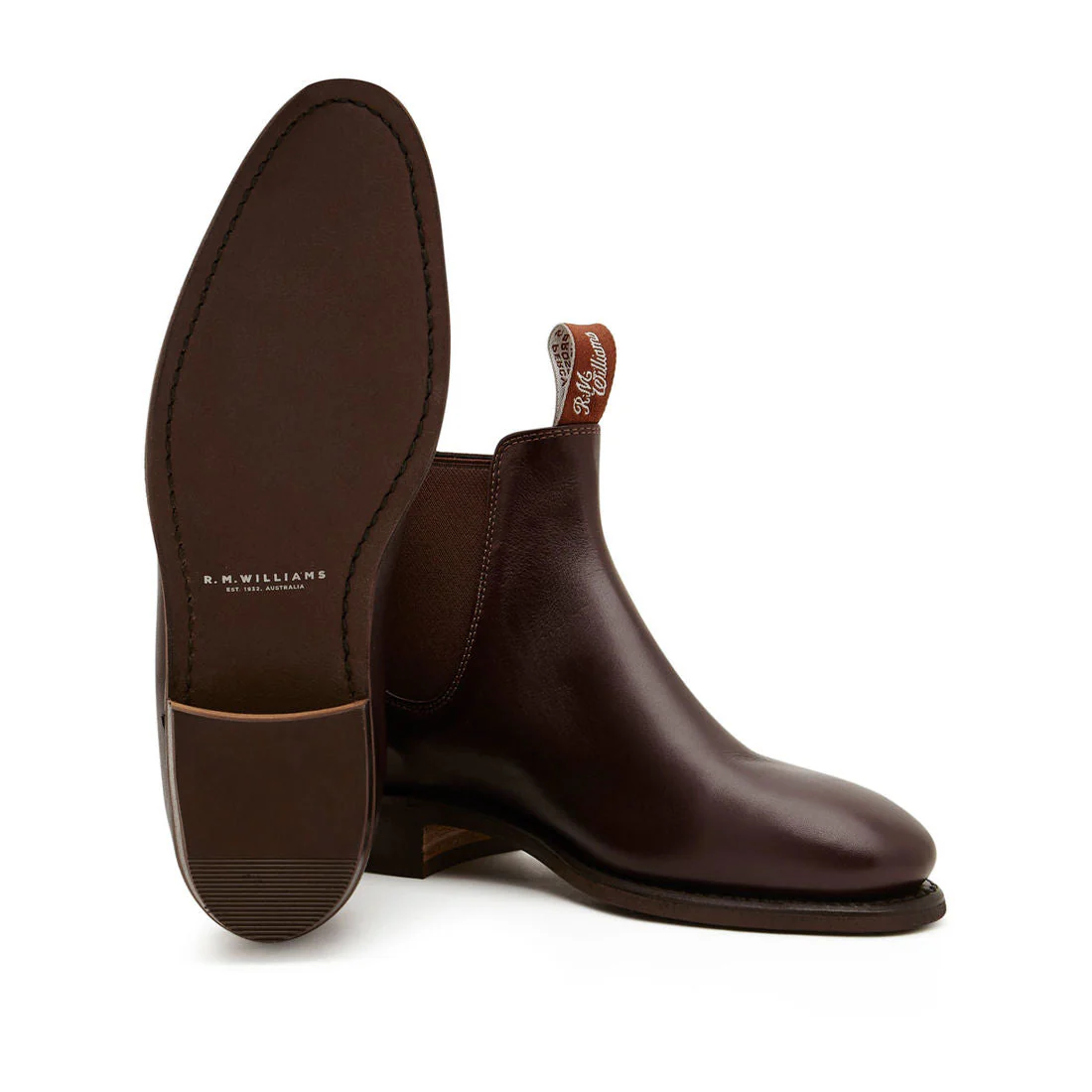 R.M. Williams Women's Yearling Adelaide Rubber Sole Boots - Chestnut - Image 4