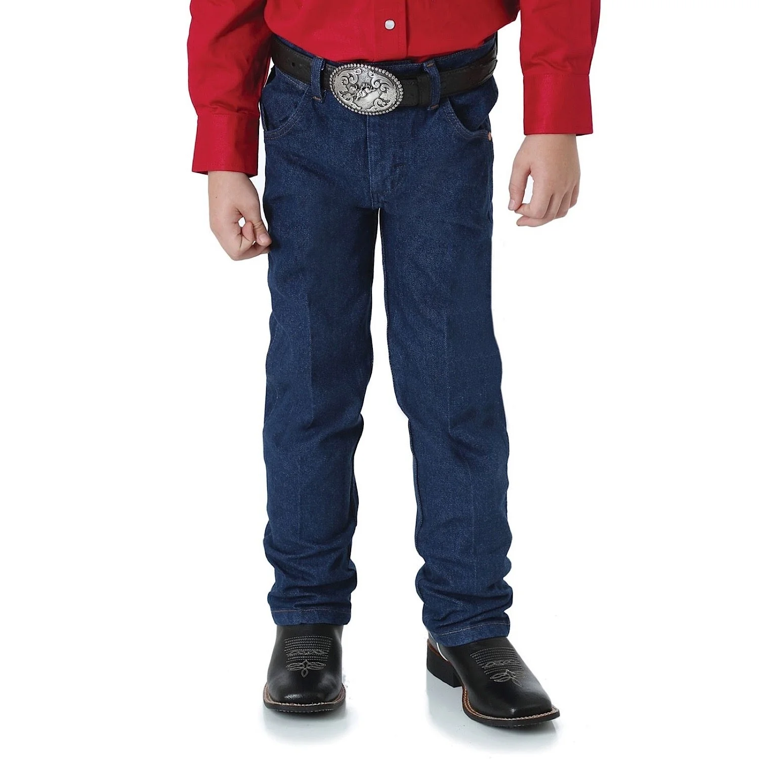 Wrangler Boy's Original ProRodeo Slim Fit Jean - Pre-washed Indigo - Image 3