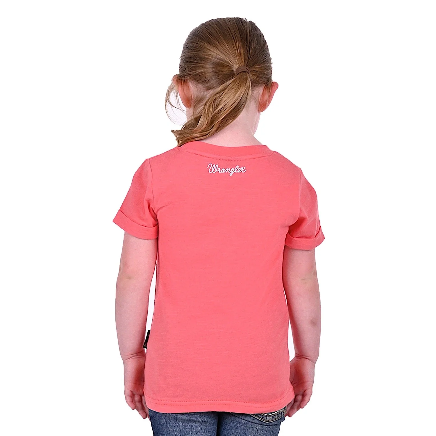 Wrangler Girl's Nova Tee Coral - Image 3