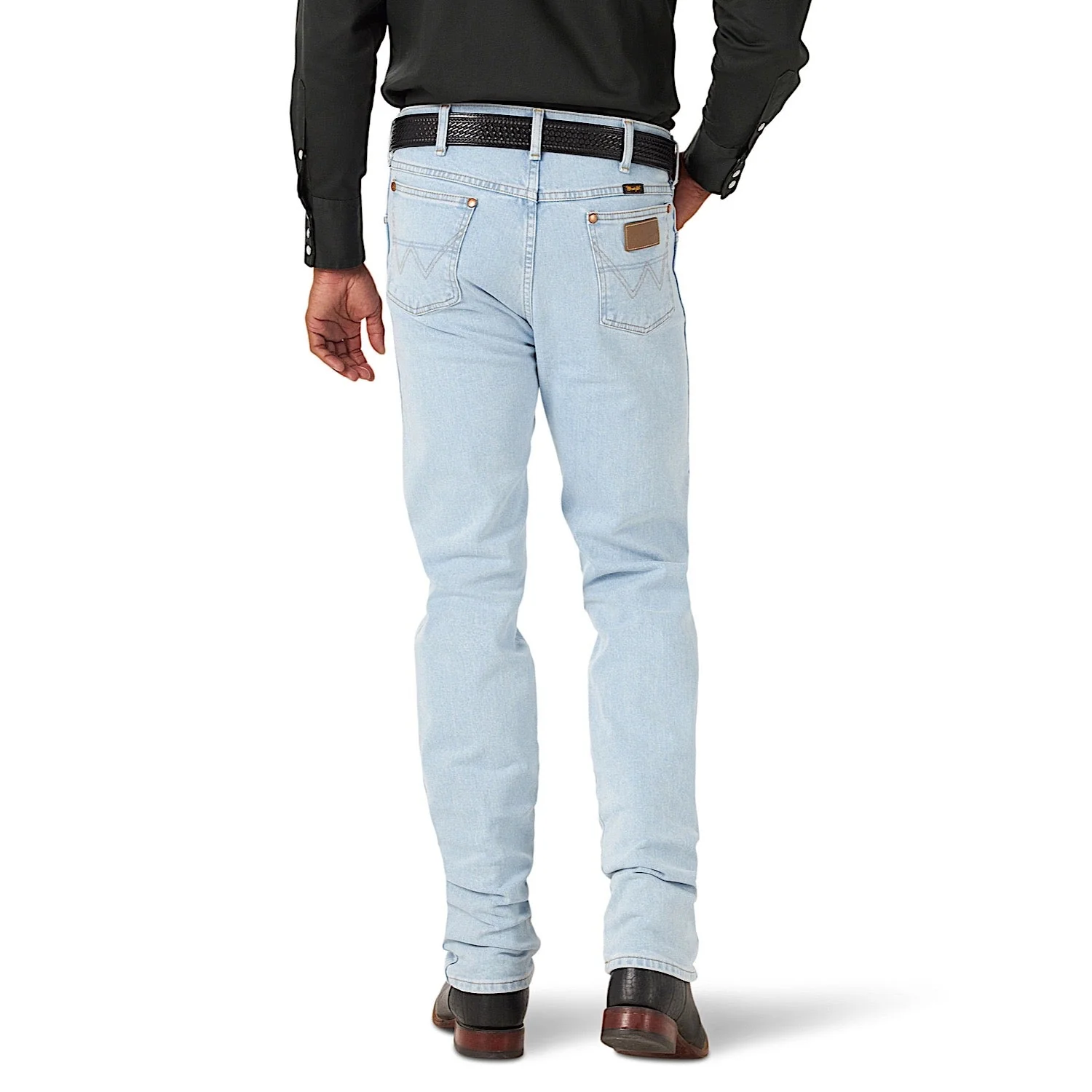 Wrangler Men's Active Flex Original Fit Jean - Bleach - Image 2
