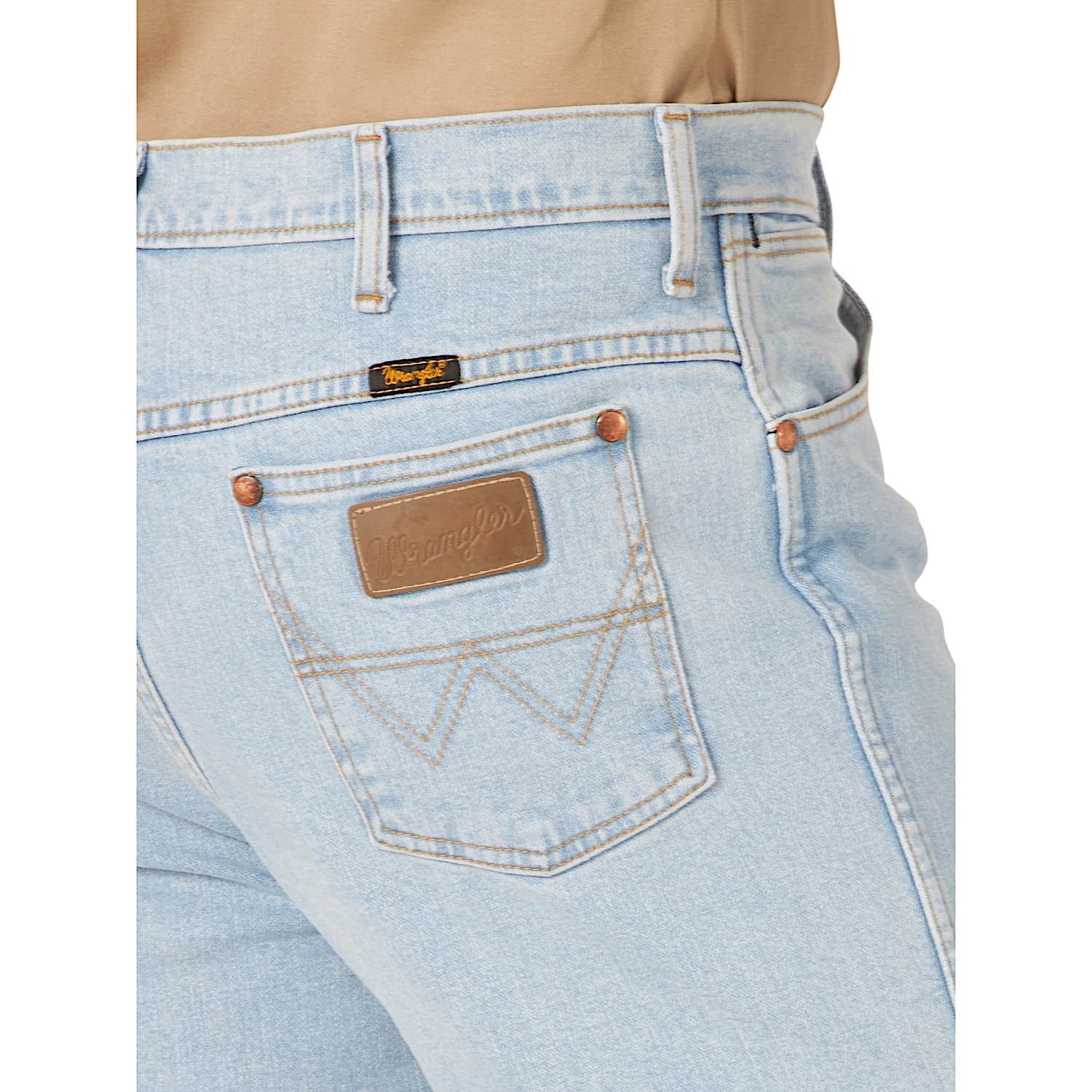 Wrangler Men's Active Flex Slim Fit Jean - Bleach - Image 3