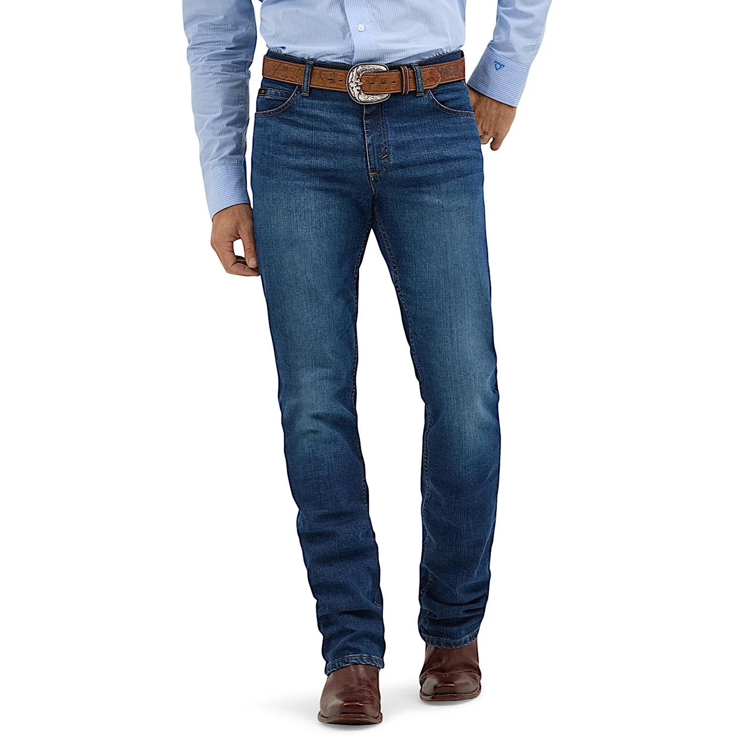 Wrangler Men's Cody Johnson 20X Advanced Comfort 02 Competition Regular Fit Jean - Moonlight