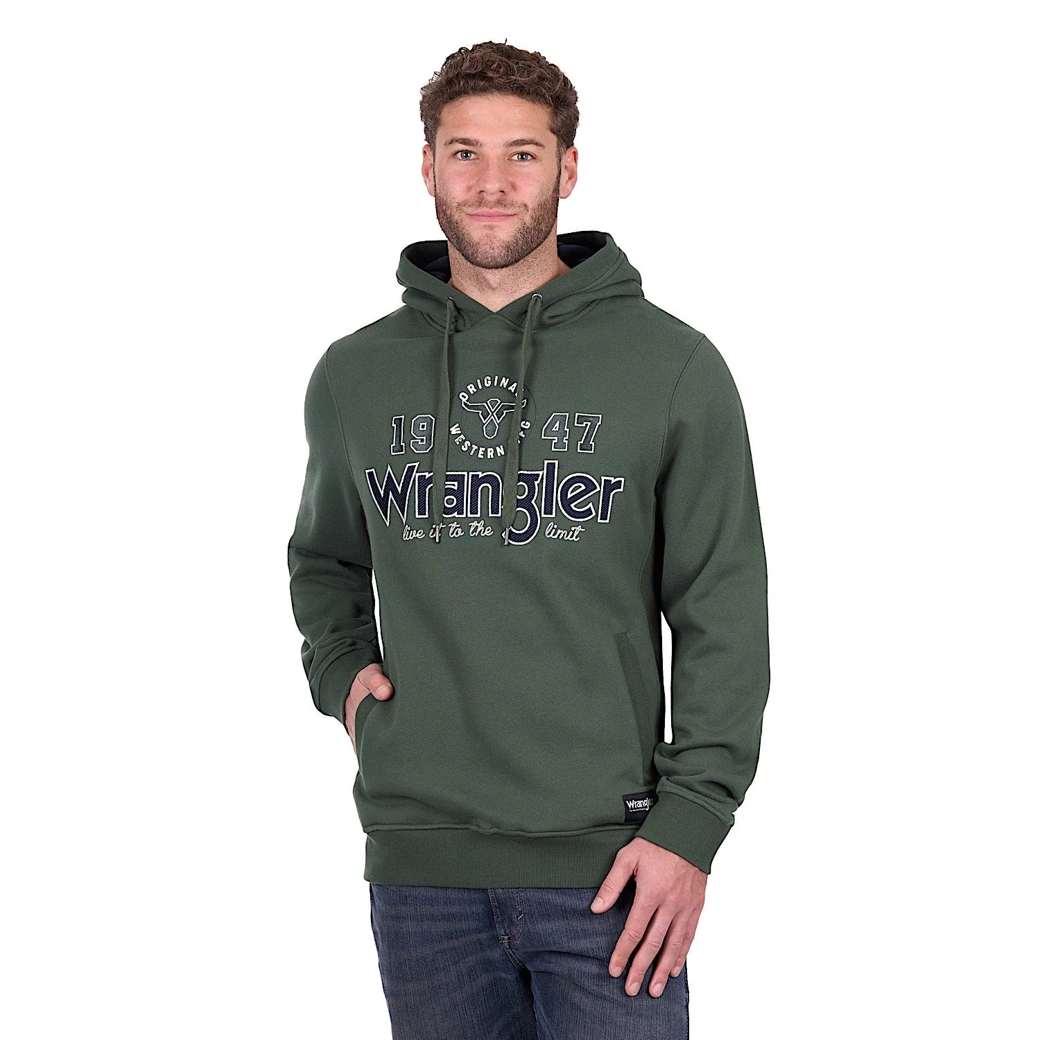 Wrangler Men's Glen Hoodie - Cypress - Image 2
